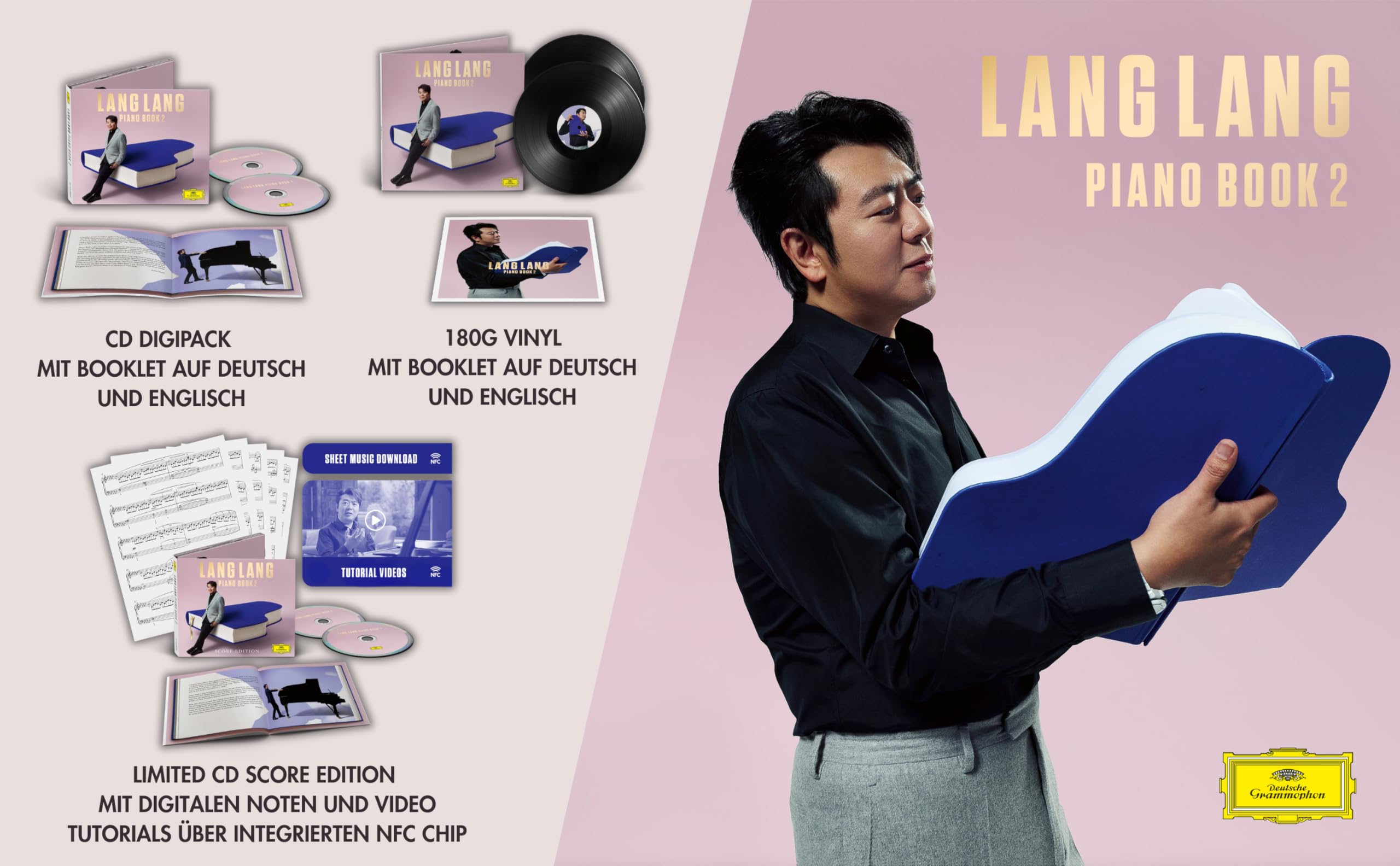 DG Lang Lang’s Piano Book 2 - Classical and Modern Piano Favorites Collection 3