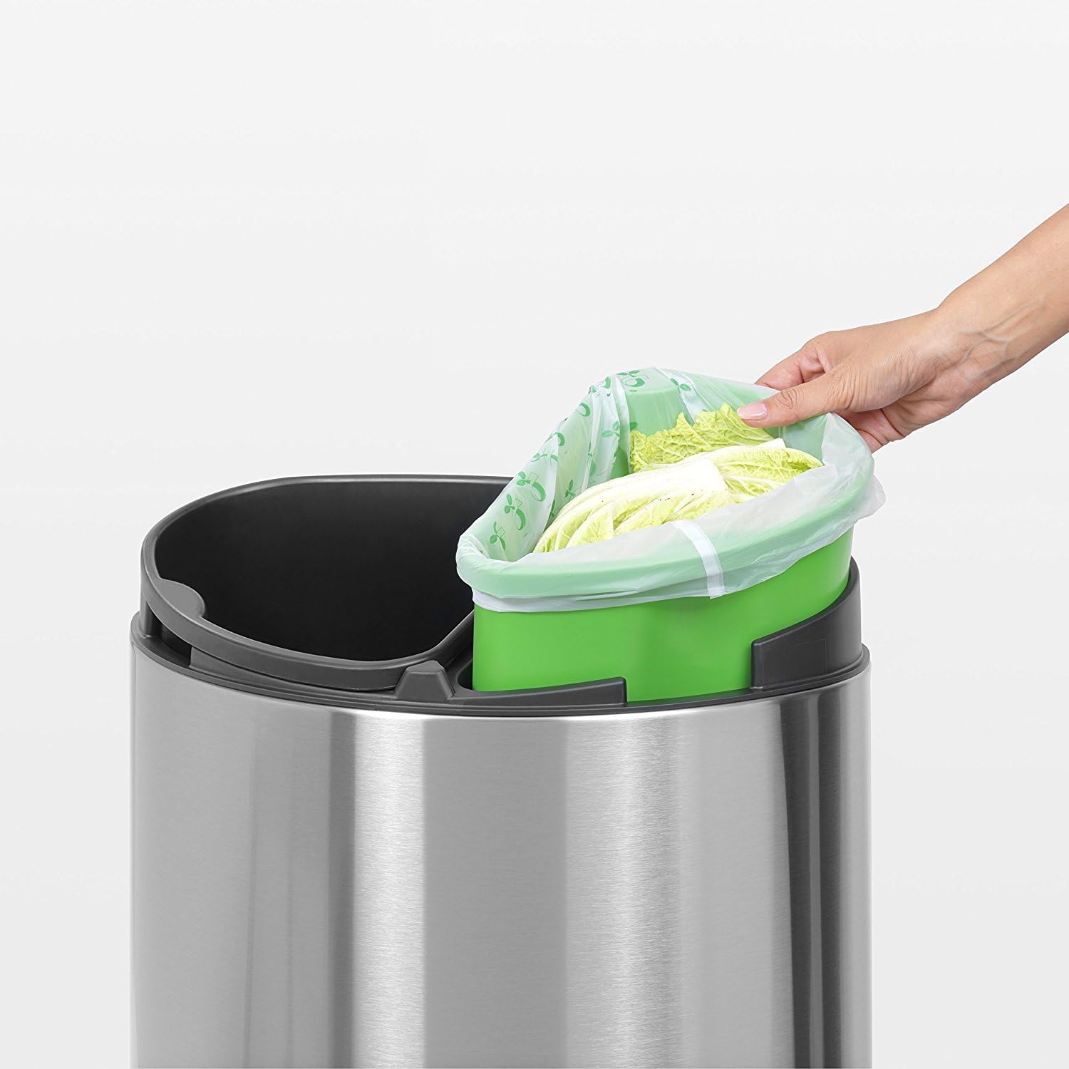 Brabantia - Food Waste Caddy Compostable Bin Liners 10 L (Code K, 10 Pack) 8