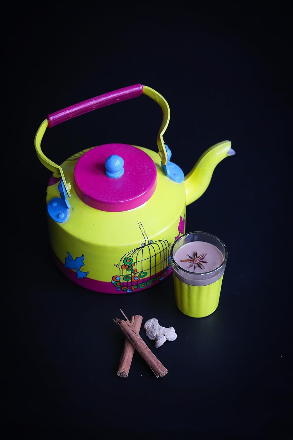 Royal Chai Kashmiri Pink Chai Unsweetened - 10 Single Serving Sachets 7