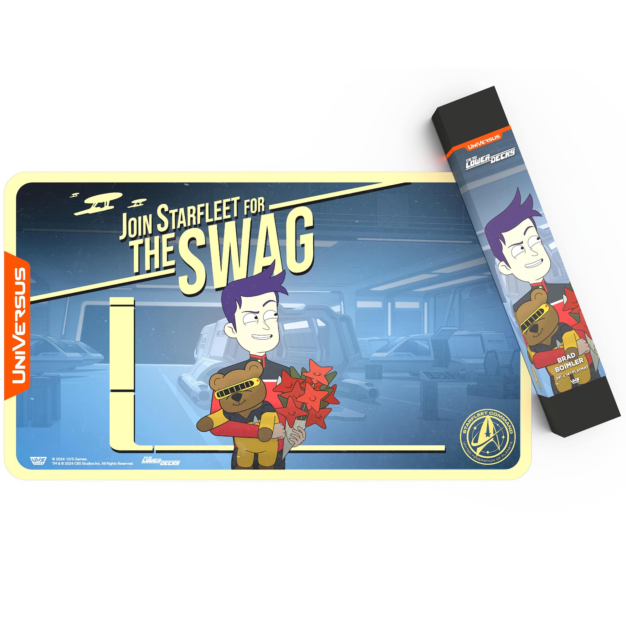 UniVersus Star Trek: Lower Decks Brad Boimler Playmat - 24 x 14 Inches Neoprene 5