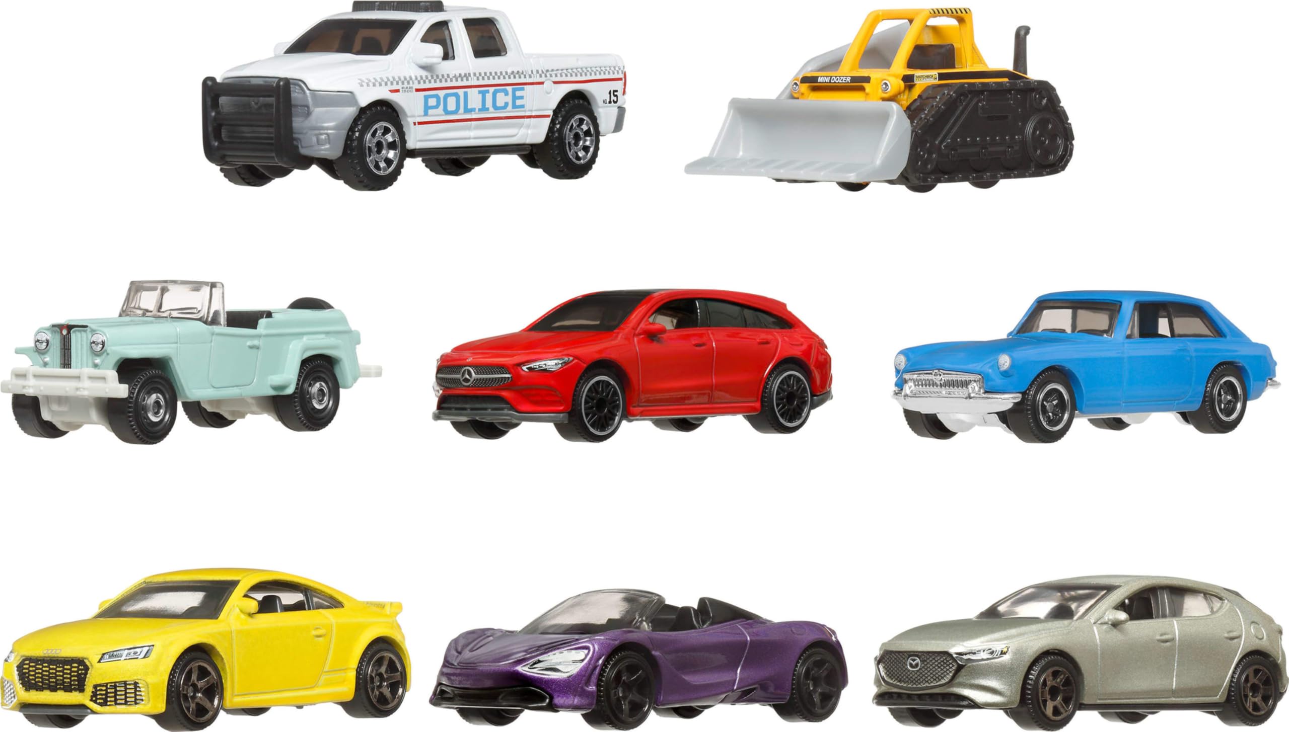 Matchbox 1:64 Scale Die-Cast Toy Cars & Trucks - Themed Multipack Set of 8 for Kids and Collectors 3