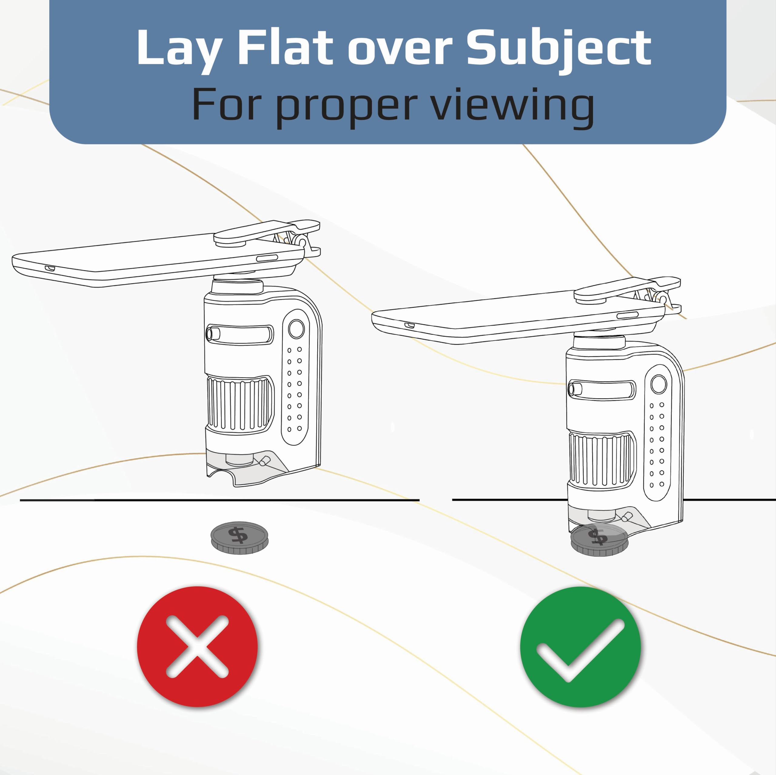 Carson MM-350 MicroBrite Pro Pocket Microscope with Smartphone Adapter 8