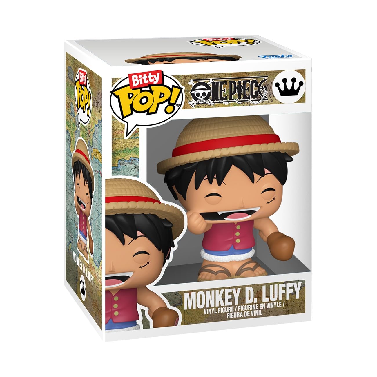 Funko Bitty Pop! One Piece Luffy 4-Pack with Rare Chase Variants 6