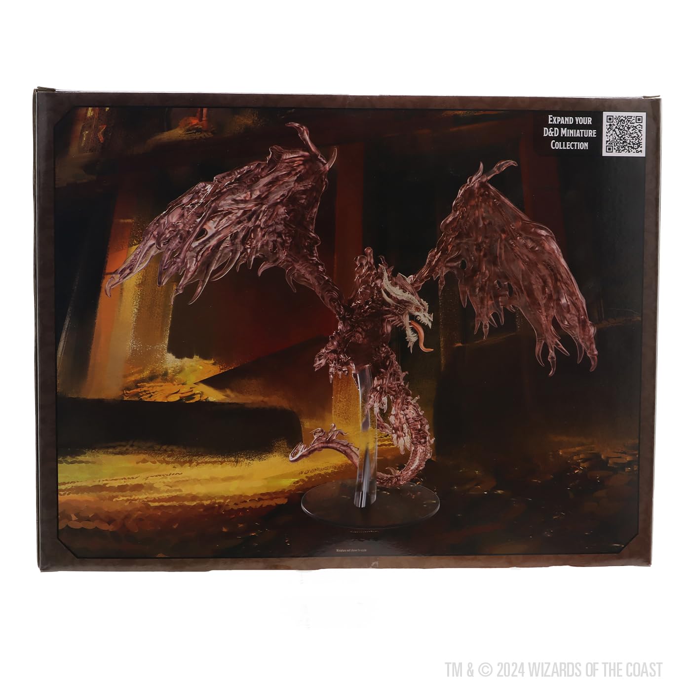 WizKids Dungeons & Dragons Red Ghost Dragon Miniature 7