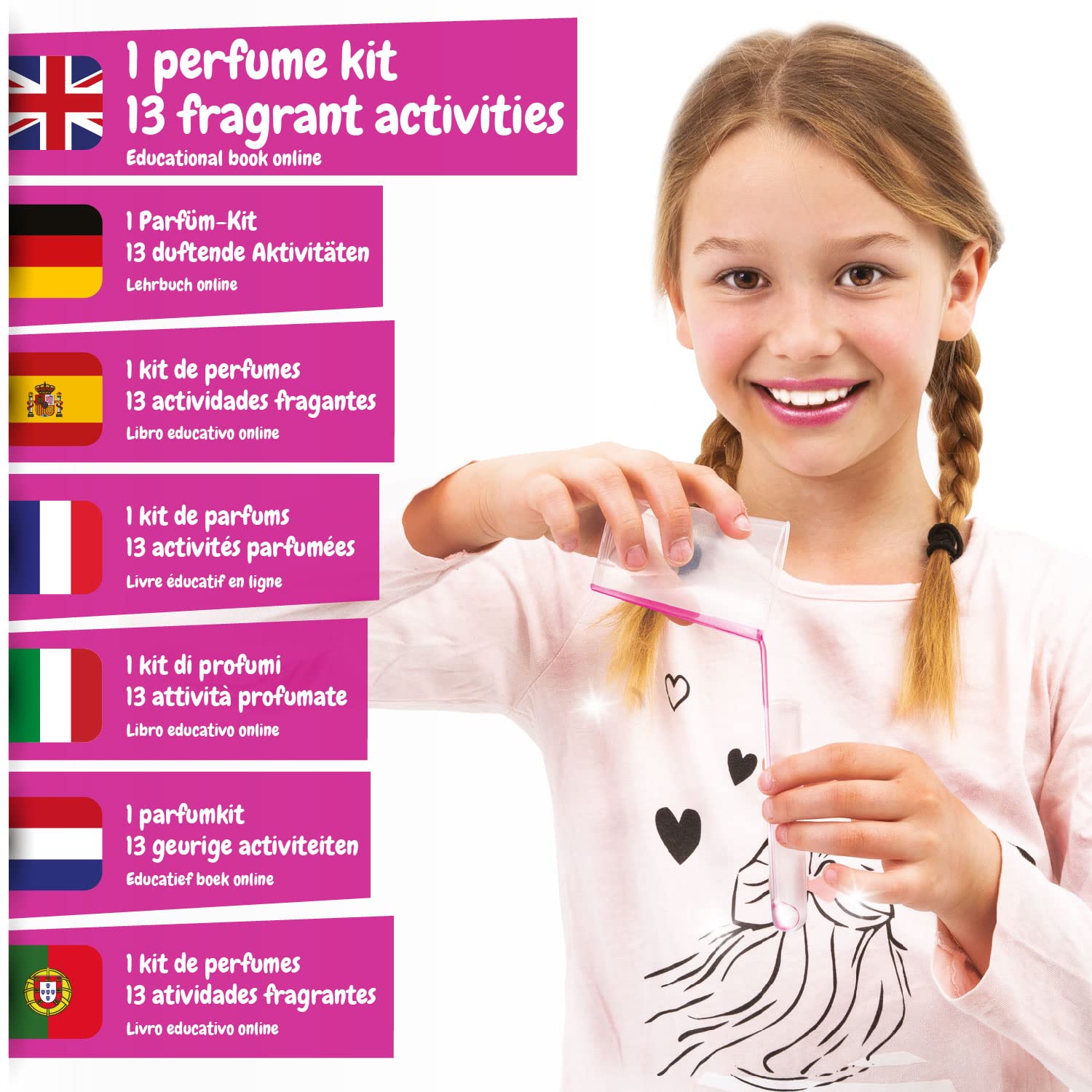 Science4you Perfume Super Lab for Kids - 13 Experiments | 63 Pieces | Ages 8+