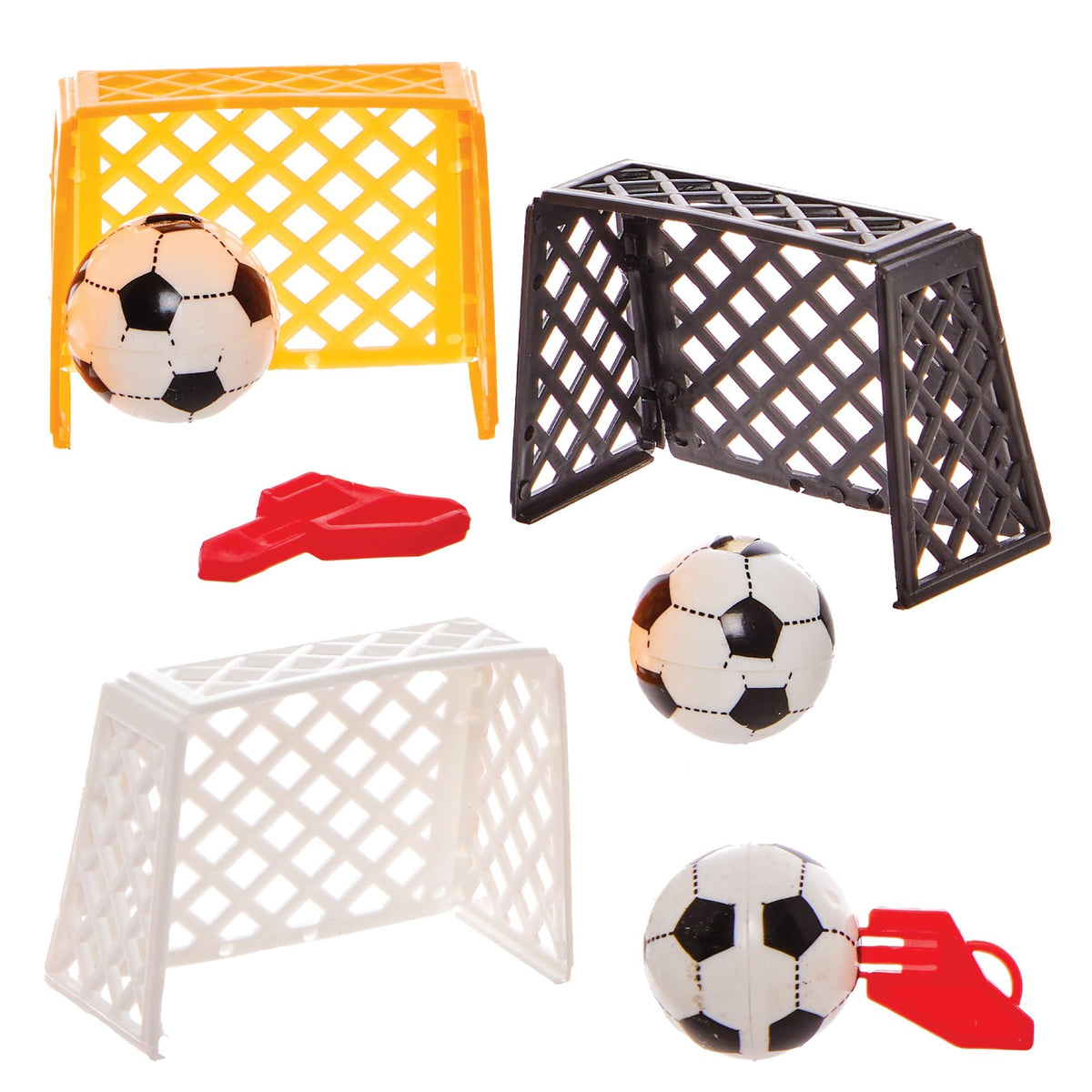 Baker Ross FN210 Football Goal Set - 8 Toys, 4 Designs, Age 3+