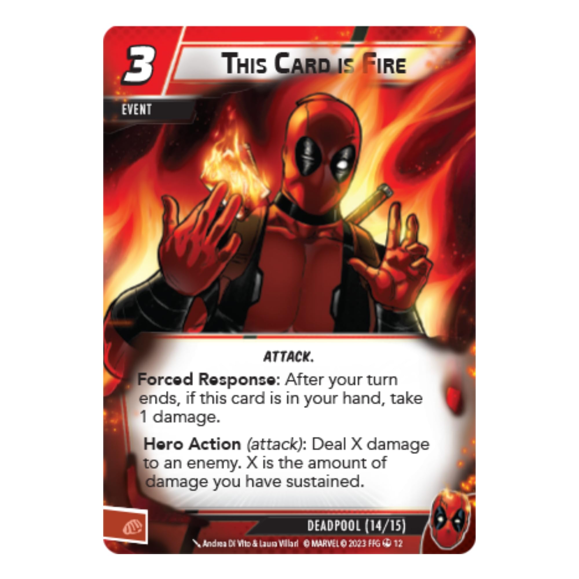 Fantasy Flight Games Marvel Champions: Deadpool Expanded Hero Pack Card Game 3