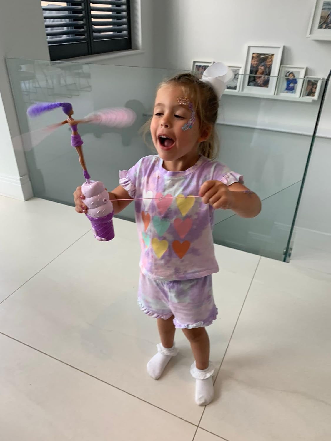 Sky Dancers: Purple Licious - Pull String Flying Doll for Ages 5+ 5