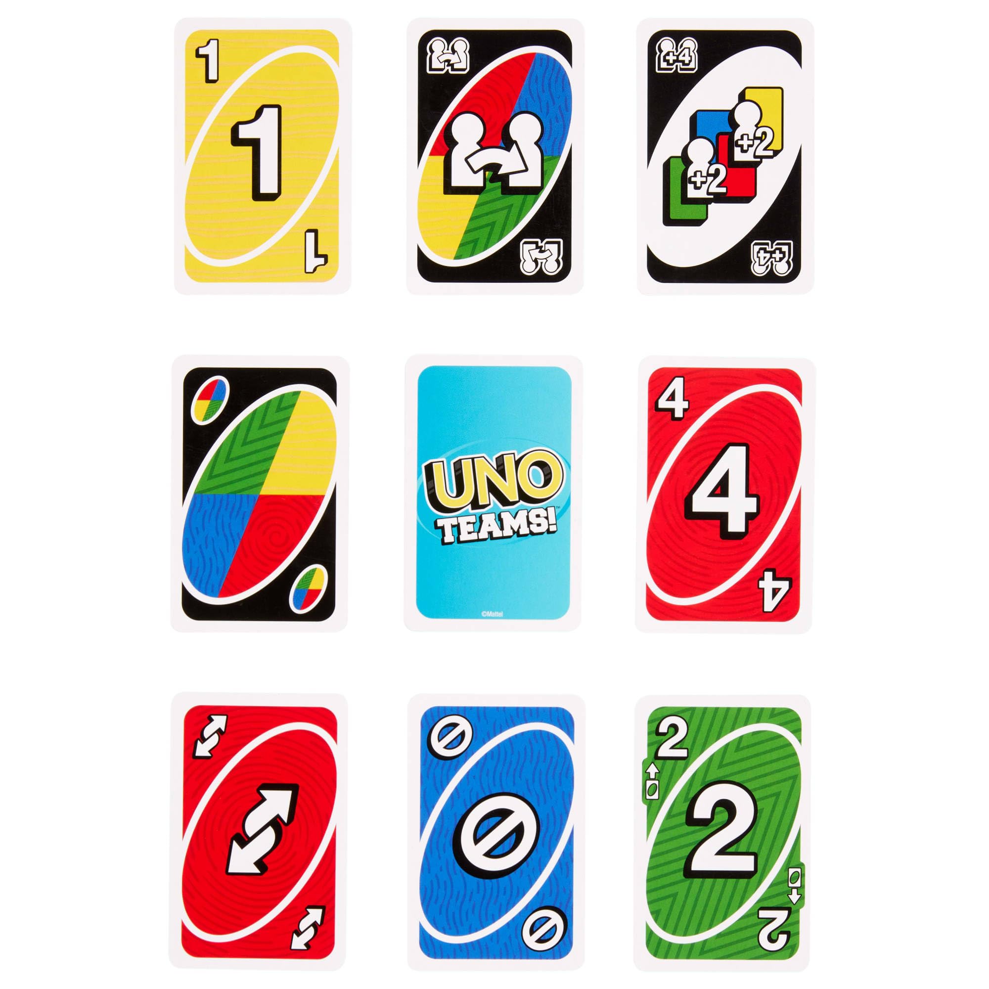 Mattel Games UNO Teams Card Game for Family and Game Nights 4