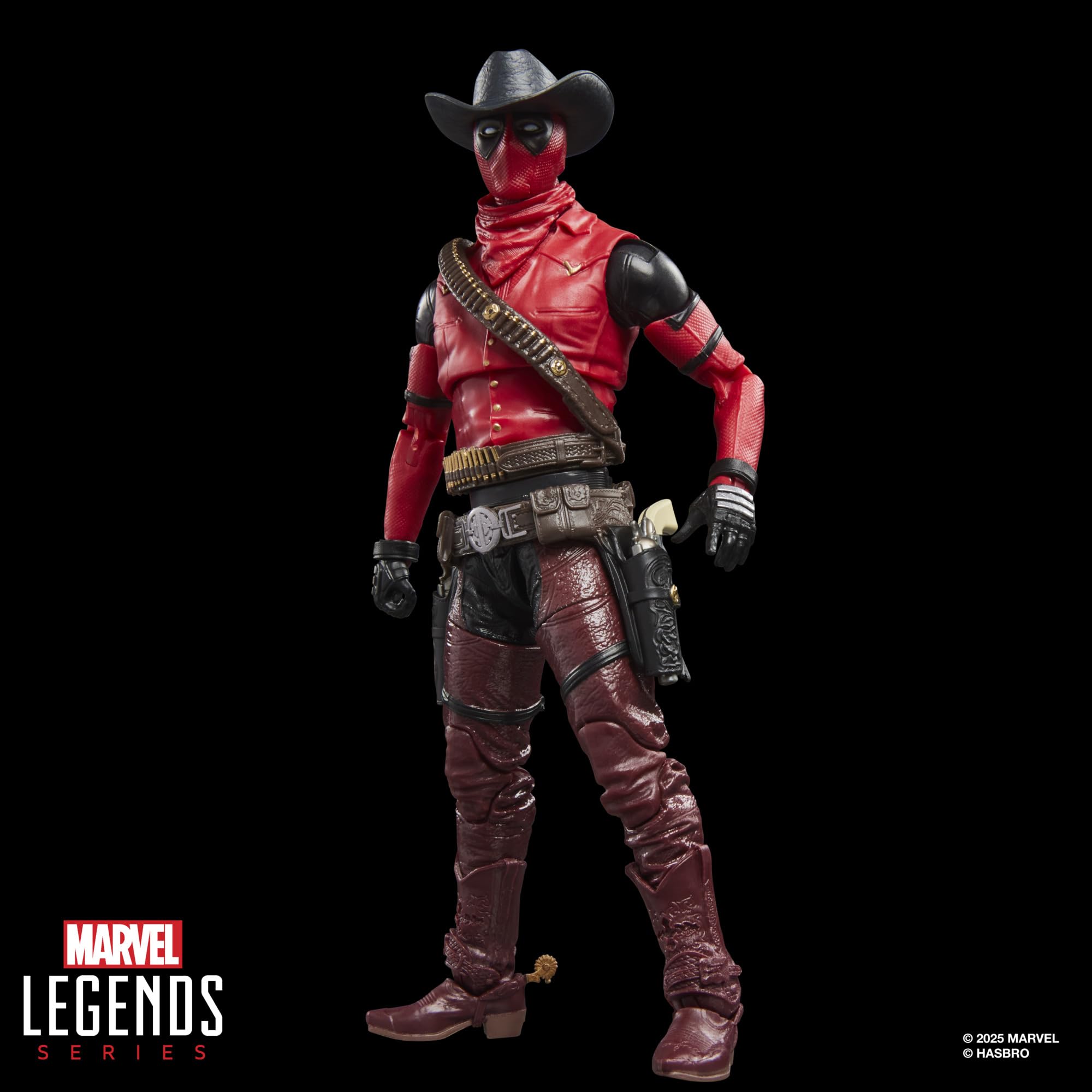 Marvel Cowboypool Action Figure - 6-Inch Scale | 20+ Points of Articulation | 7 Accessories 8