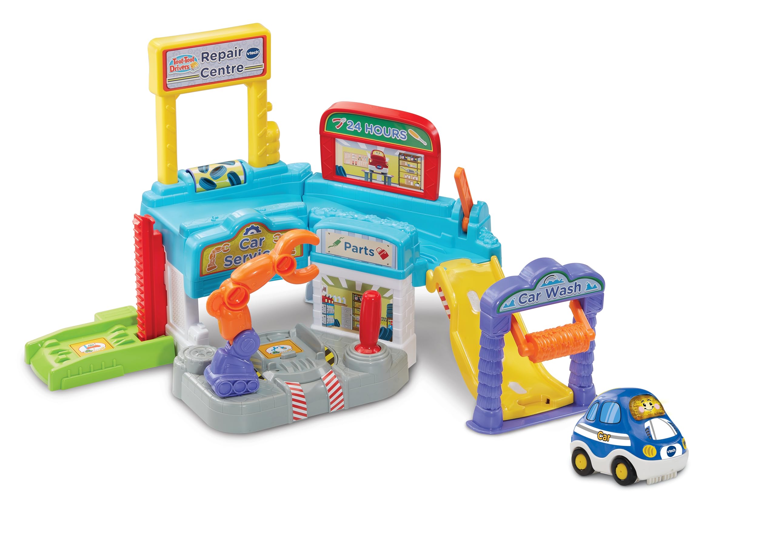 VTech Toot-Toot Drivers Repair Centre - Interactive Car Play Set with SmartPoint Technology