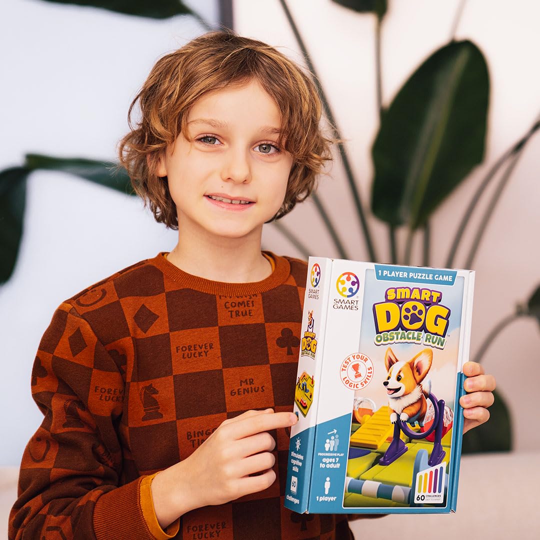 SmartGames Smart Dog Puzzle Game with 60 Challenges for Ages 7+ 9