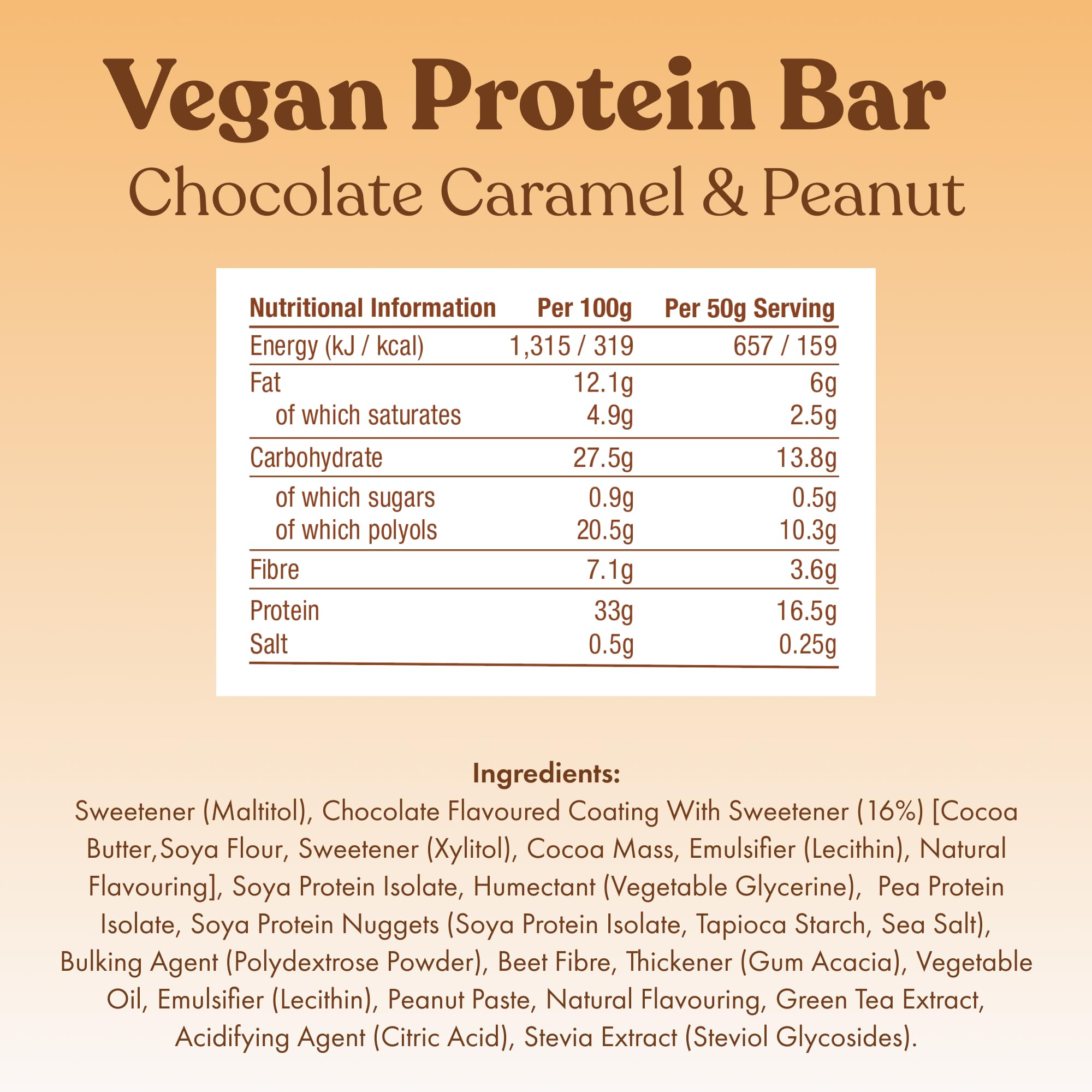 Free Soul Vegan Protein Bars 12 x 50g | Plant Based Chocolate Protein Snack | High Protein, Low Sugar 5