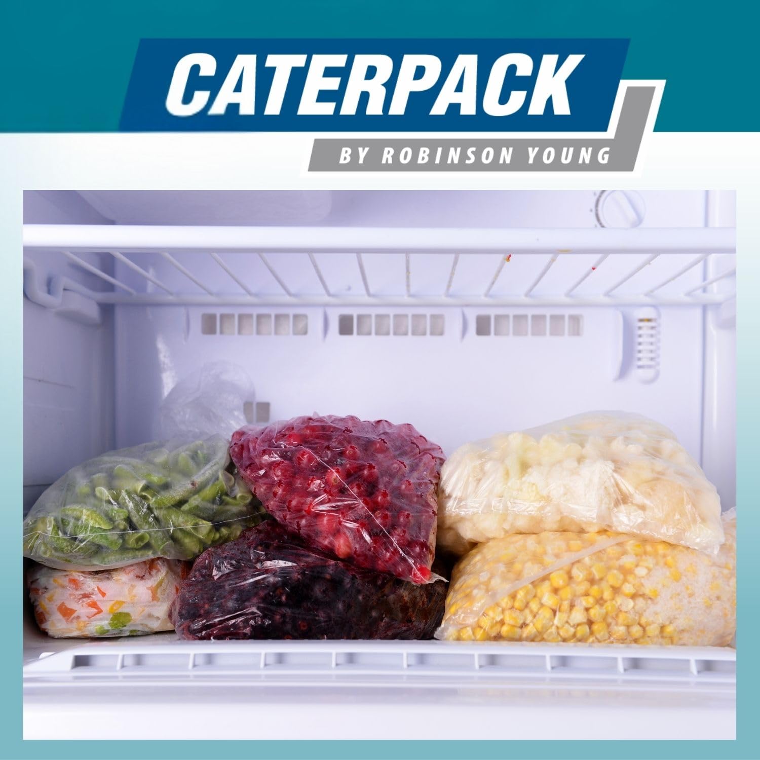 Caterpack by Robinson Young Medium Freezer Bags with Twist Ties, Pack of 100 5