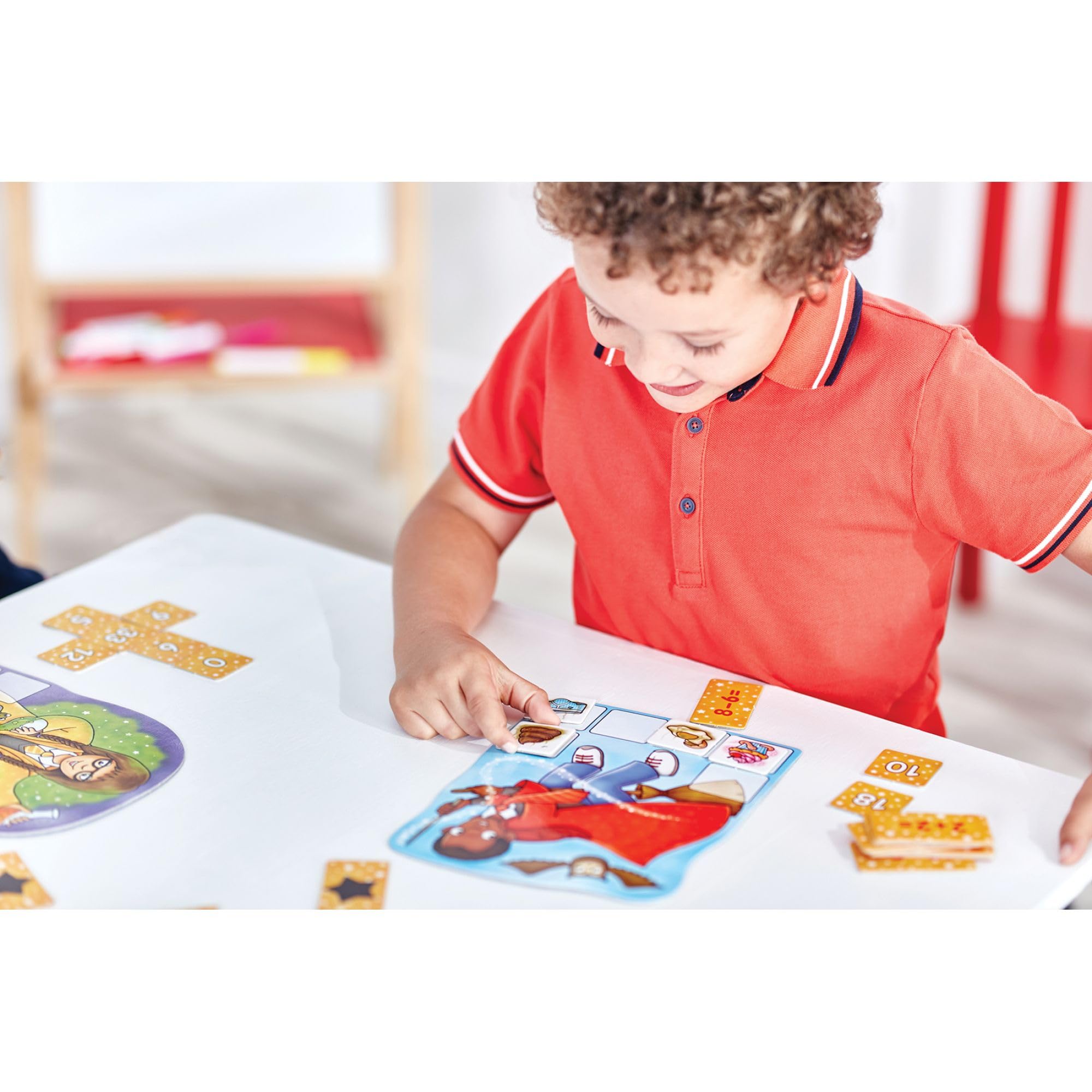 Orchard Toys Magic Maths Game - KS1 Addition Subtraction Multiplication | Ages 5-7 | 2-4 Players 4