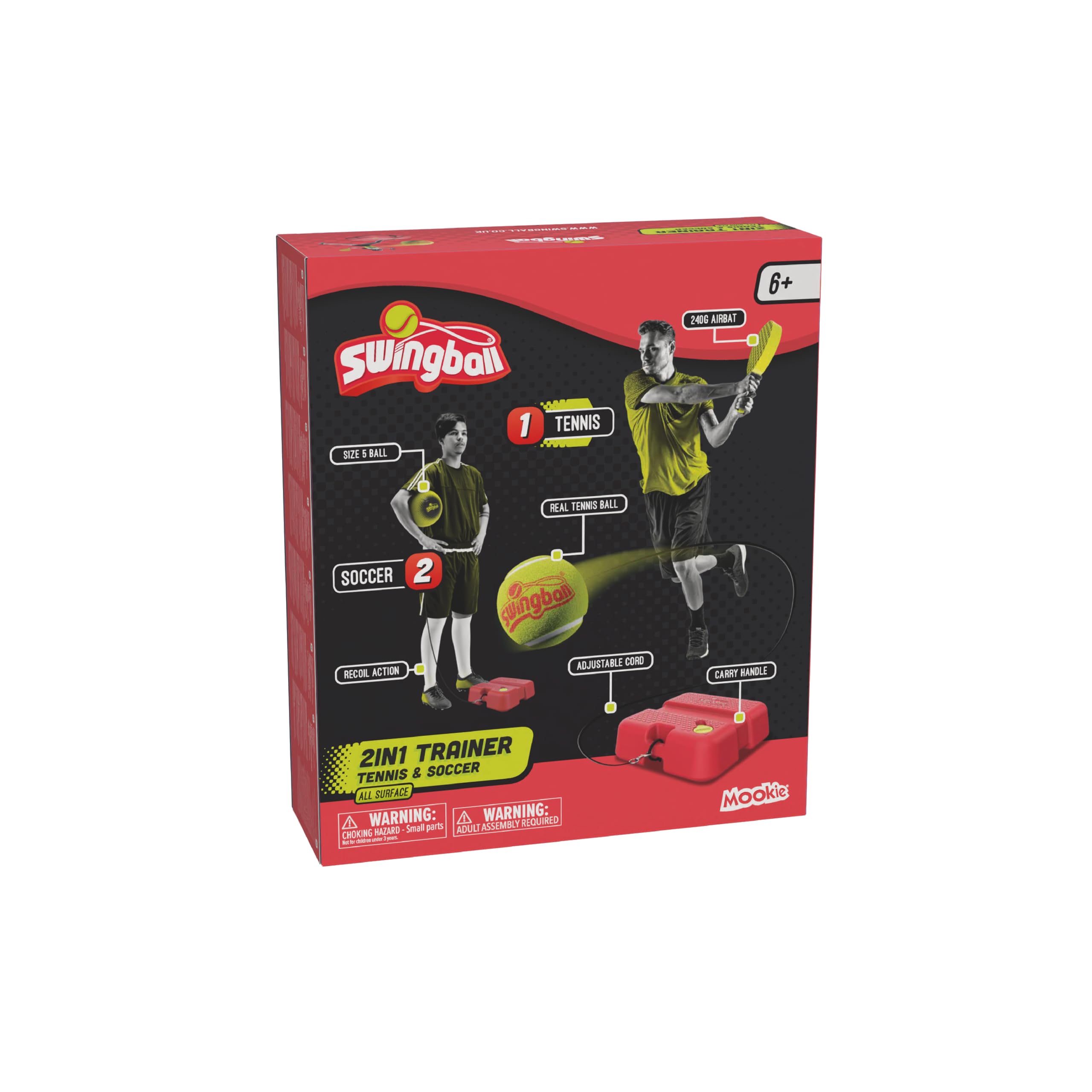 Swingball 2 in 1 All Surface Reflex Soccer and Tennis Trainer | Ages 6+ | Plastic 3