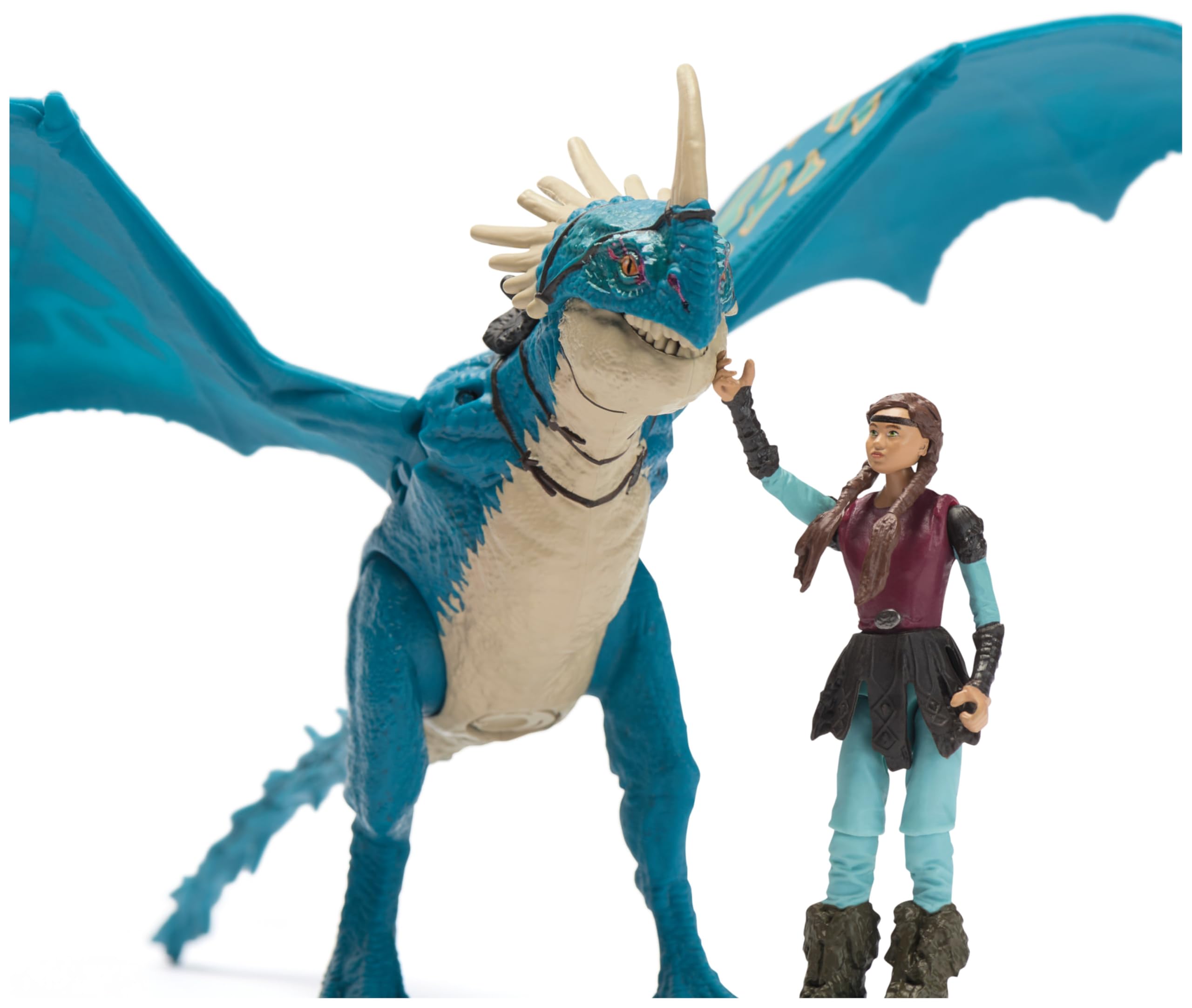 DreamWorks Dragons Deadly Nadder & Astrid Action Figure Set - 25 cm Dragon with 7.5 cm Viking Rider 8