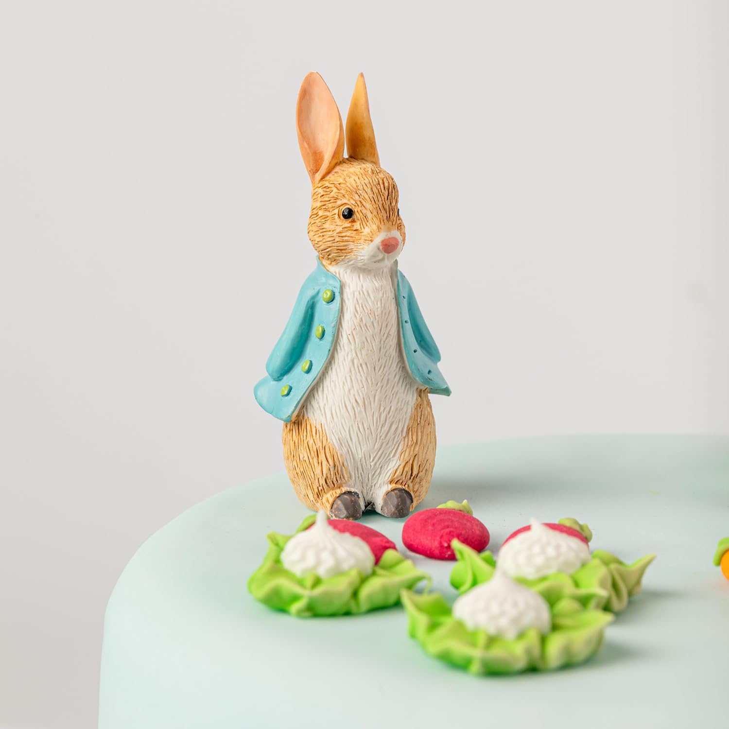 Anniversary House Peter Rabbit Resin Keepsake Cake Topper - Hand-Painted Figurine Decoration 9