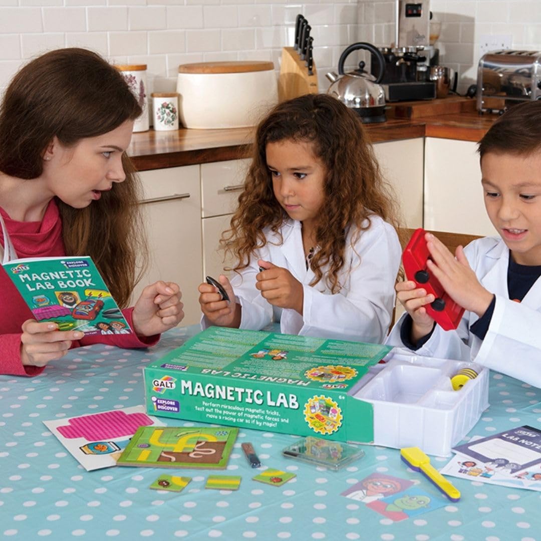 Galt Magnetic Lab Science Kit - STEM Learning Experiments for Kids Ages 6+ 9