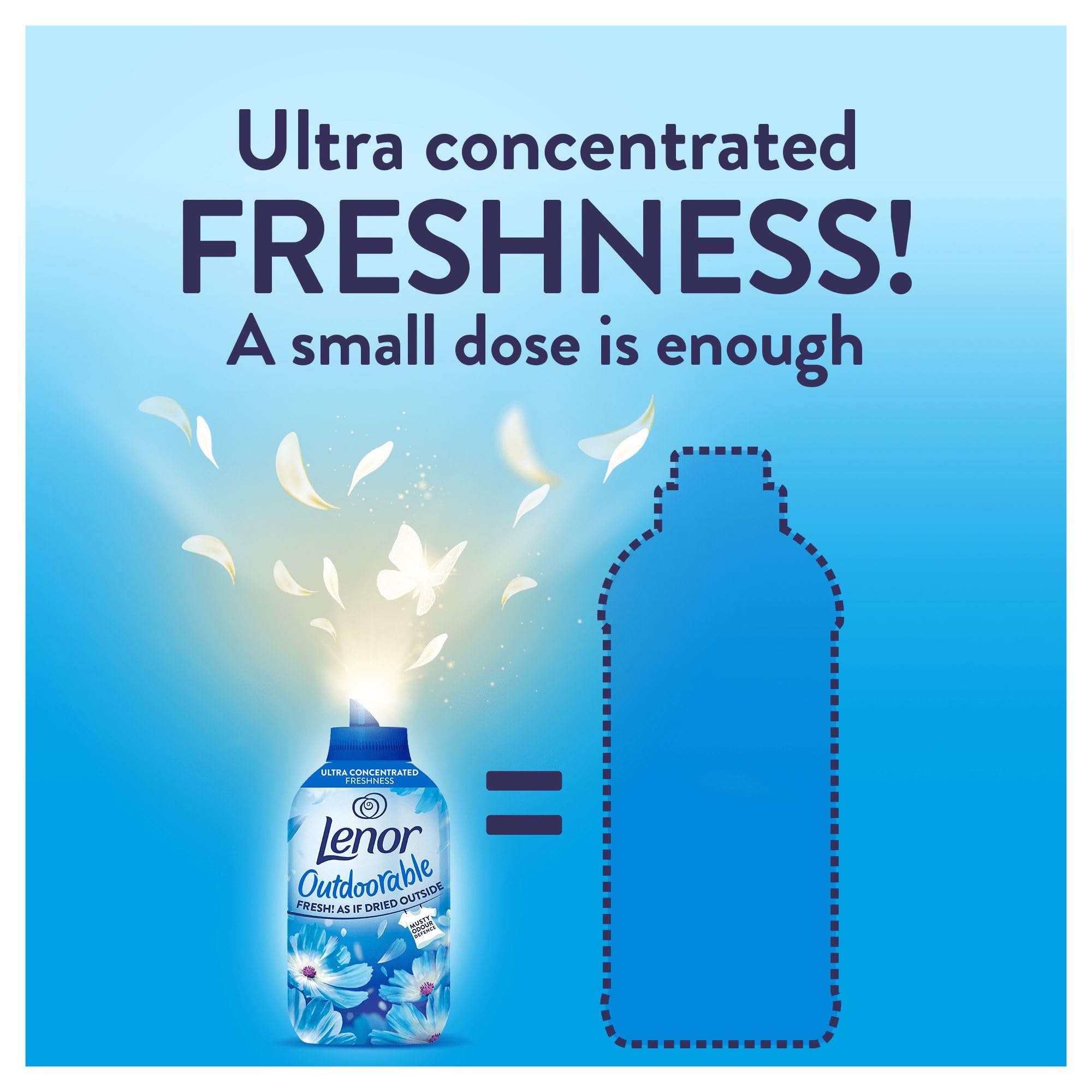 Lenor Outdoorable Liquid Fabric Softener - Spring Awakening Scent | 1.2L | 86 Washes