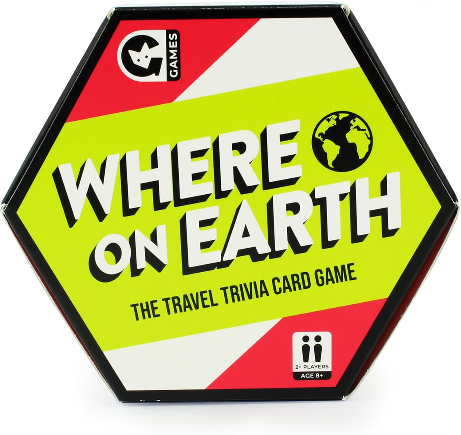 Ginger Fox Where On Earth Trivia Card Game for Ages 8+
