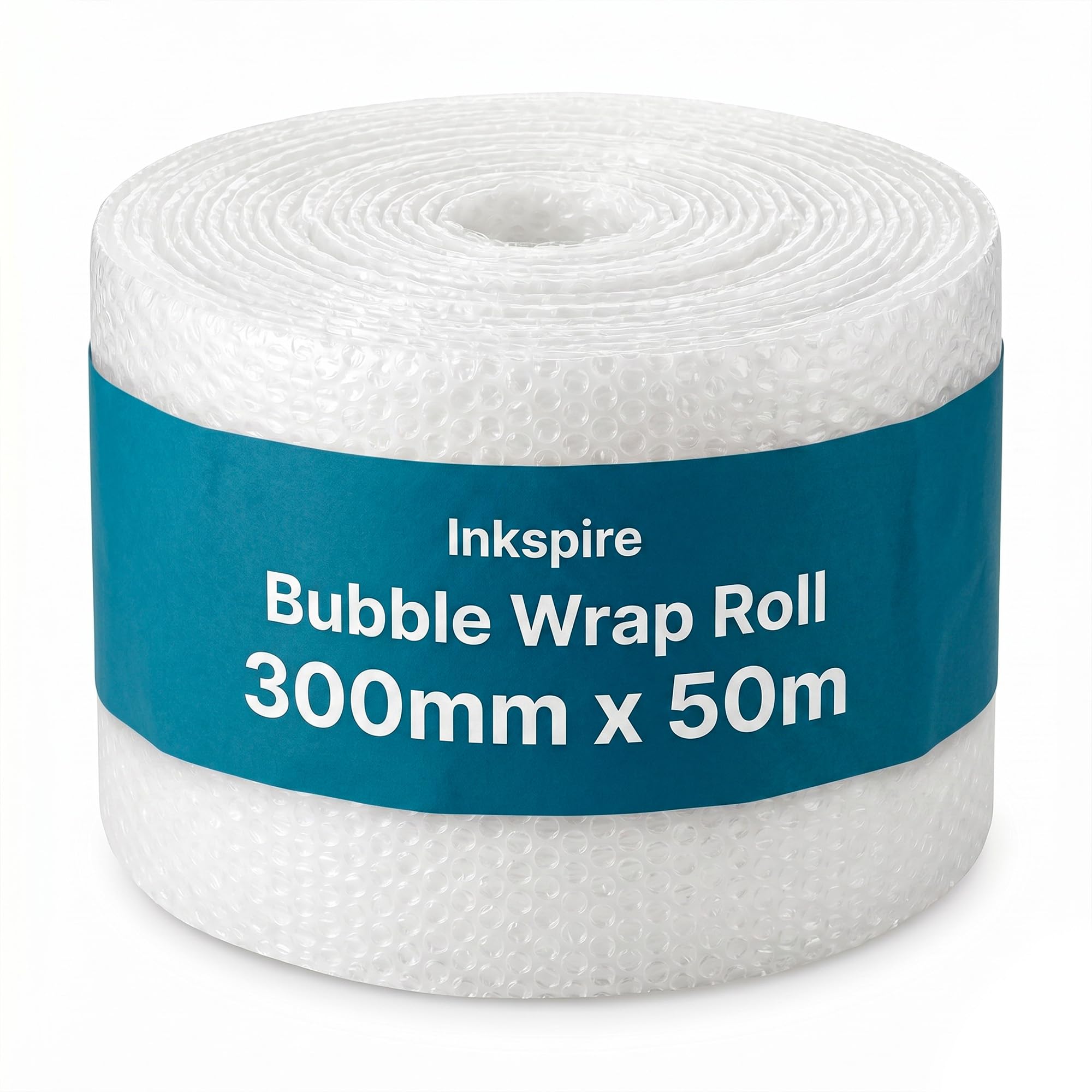 Inkspire Bubble Wrap Roll - 300mm x 50m Small Air Bubbles for Packing & Shipping 1