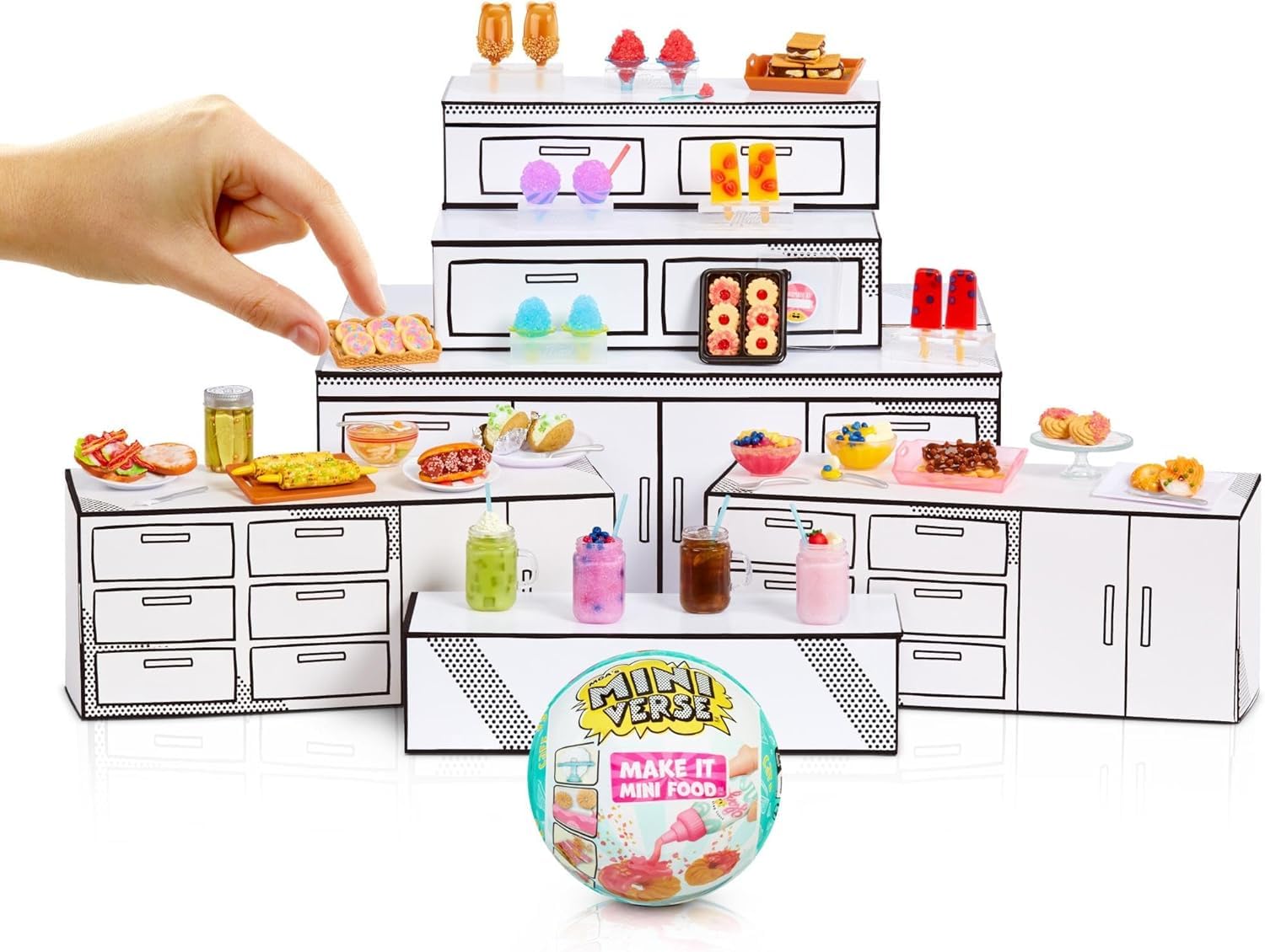MGA Miniverse Make It Mini Food - Cafe Series 3 - DIY Resin Mini Collectibles for Ages 8+ 4