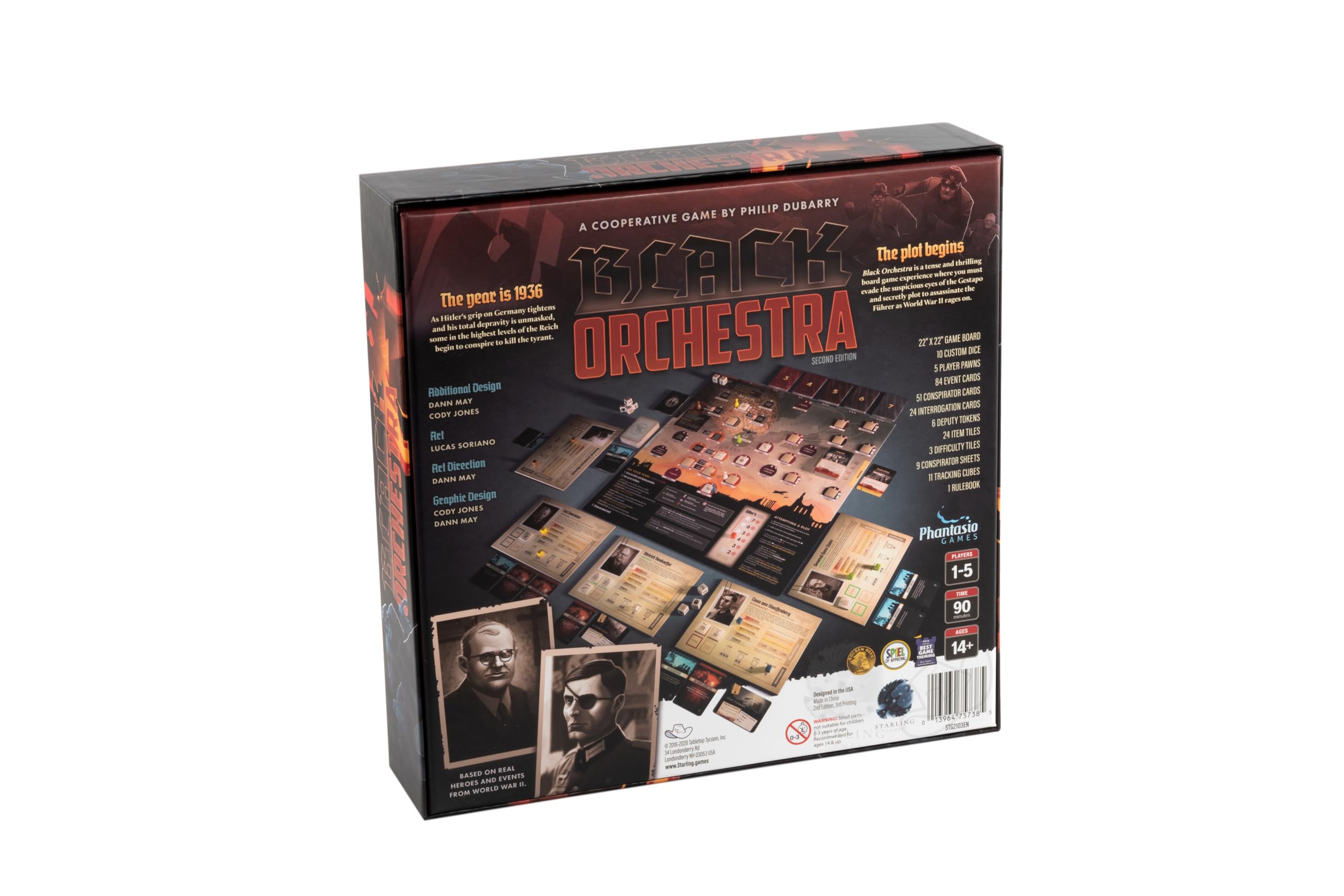 Game Salute Black Orchestra Second Edition Board Game 6