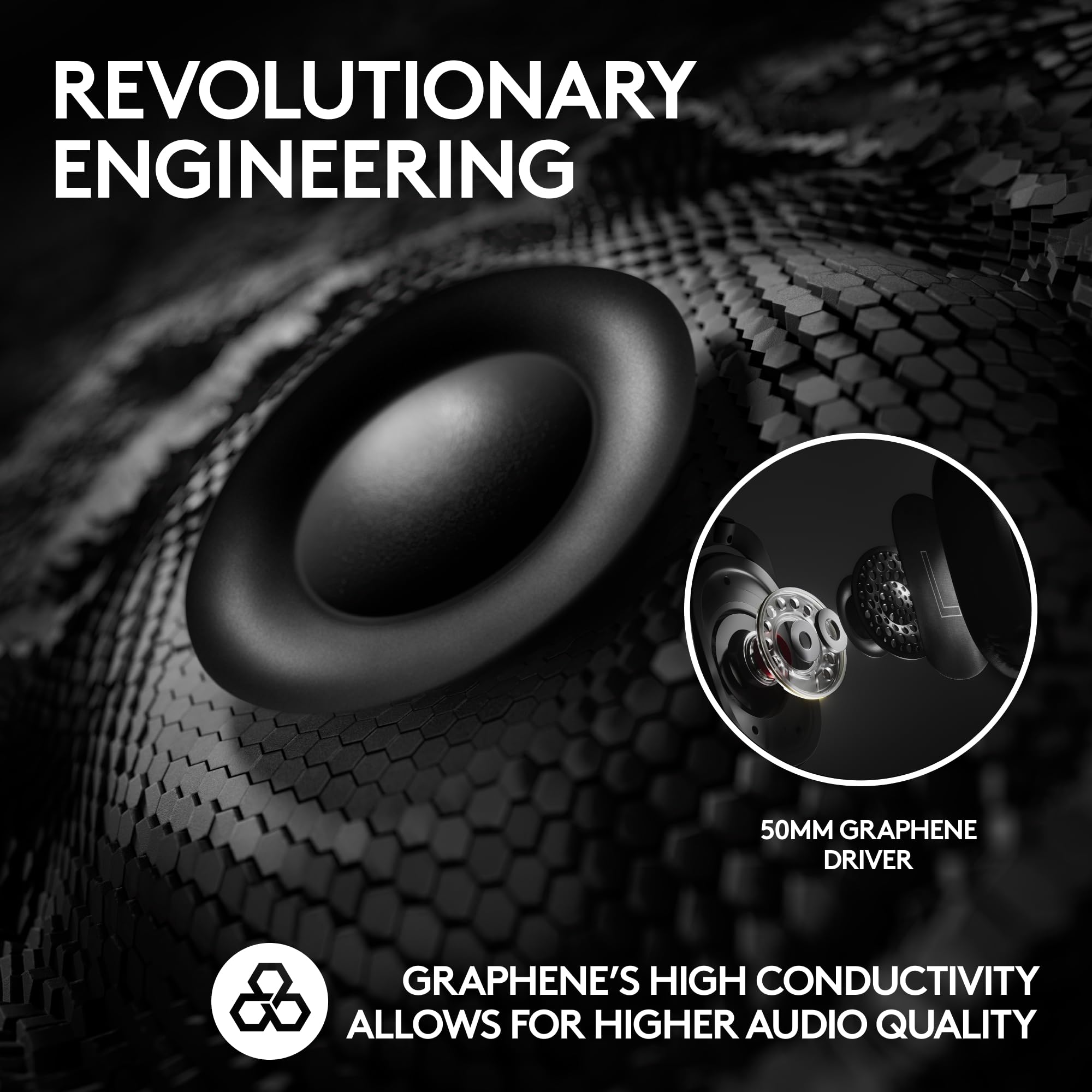 Logitech G PRO X 2 LIGHTSPEED Wireless Gaming Headset with Detachable Boom Mic, 50mm Graphene Drivers, PC/PS5/Switch Compatible 7