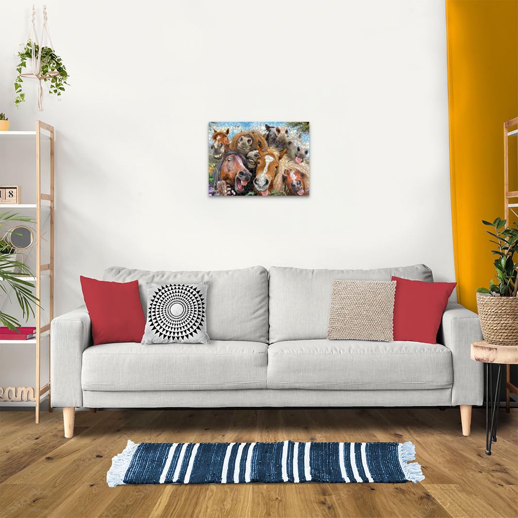 Ravensburger Selfies Horsing Around 500 Piece Jigsaw Puzzle for Adults & Kids 10+ 5