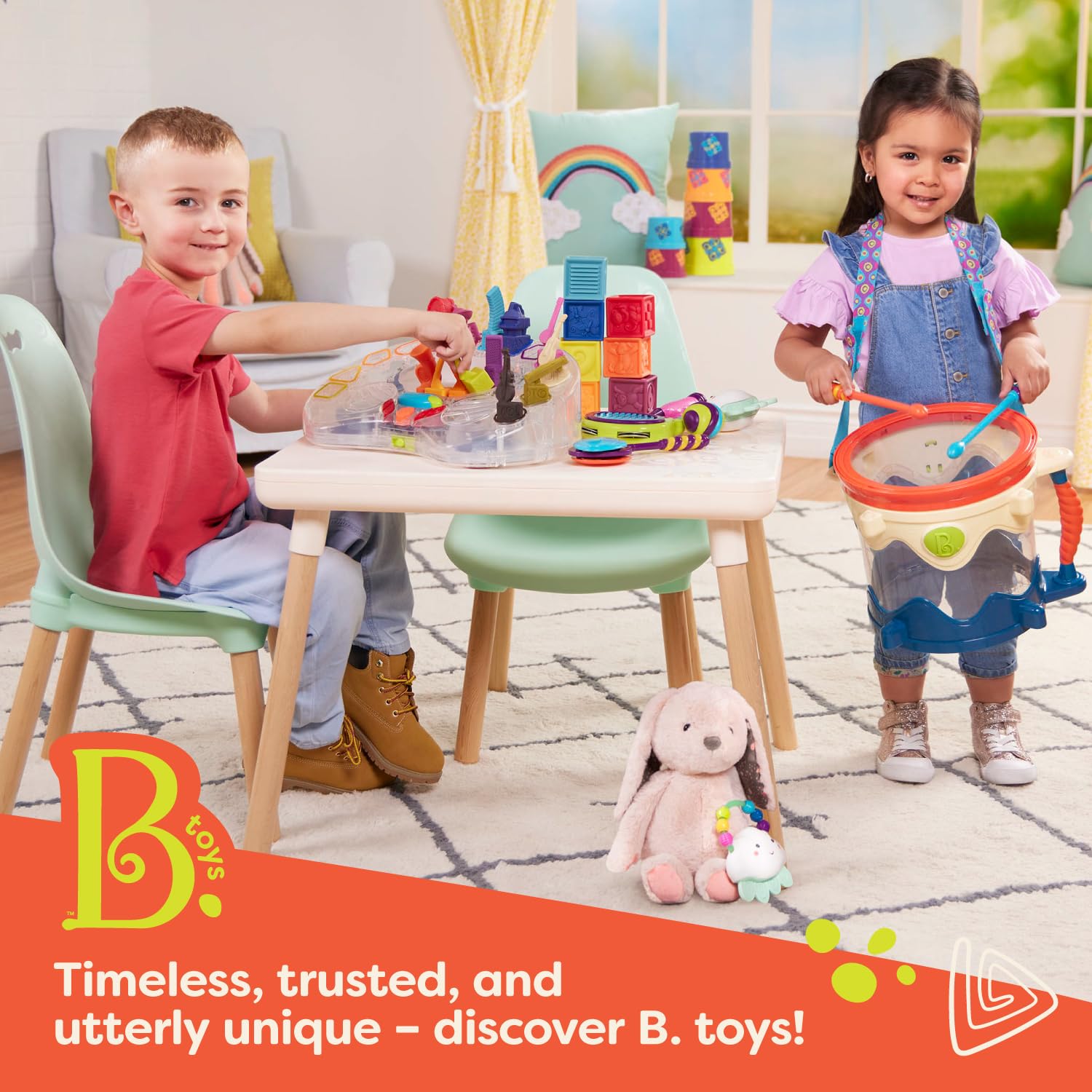 B. toys LucKeys BX1941Z - Electronic Toy Keys with Flashlight & Car Sounds for Toddlers 10 Months+ 9