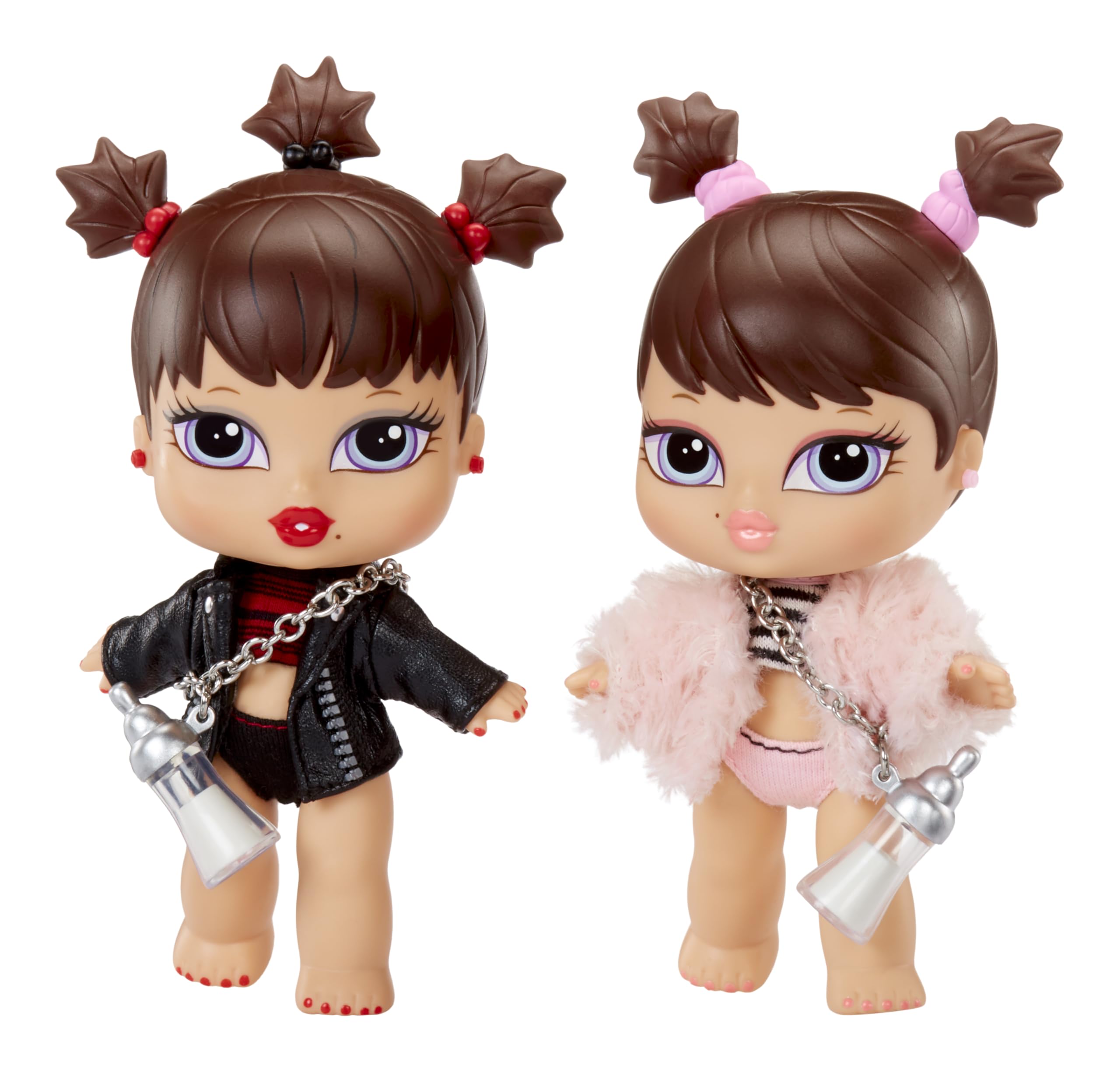 Bratz Babyz Twiins Dolls Phoebe & Roxxi - 2-Pack Collectible Fashion Dolls for Ages 3+ 6