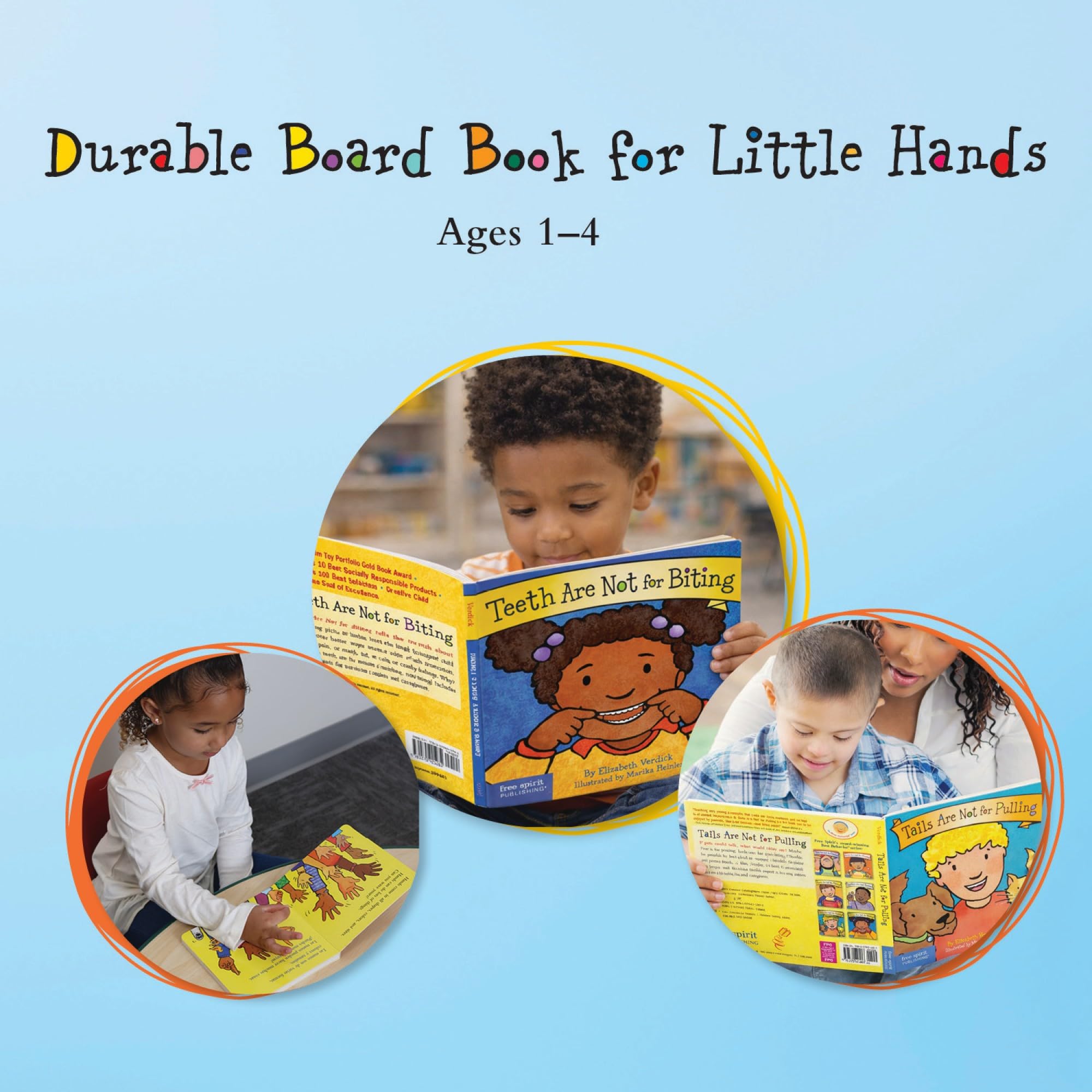 Free Spirit Publishing Teeth are Not for Biting - Board Book for Ages 2-3 | First Edition 5