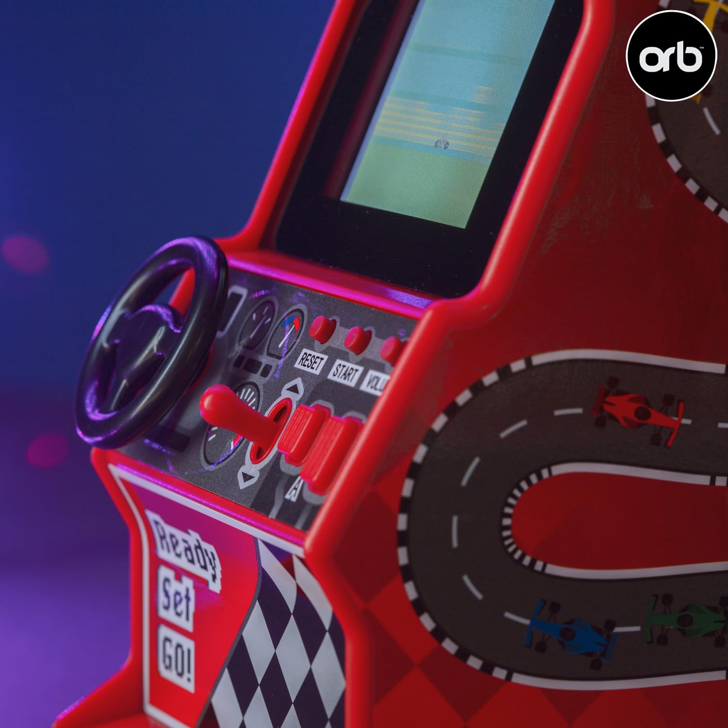 Mini Arcade Racing Machine - Handheld Console with 30 Built-in 8-Bit Games 5