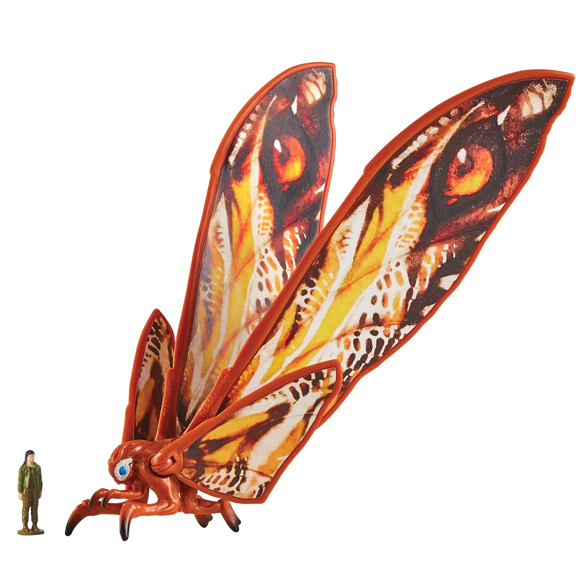 MonsterVerse Mothra Action Figure Toy - 6-Inch Collectable, Includes 1-Inch Mini Jia | Ages 4+