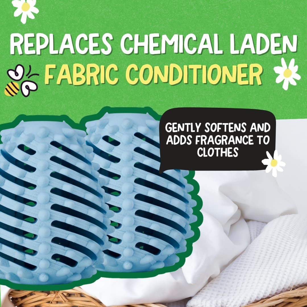 Ecoegg - Dryer Balls Fresh Linen Scented | Reduces Drying Time | Tumble Dryer Eggs 8