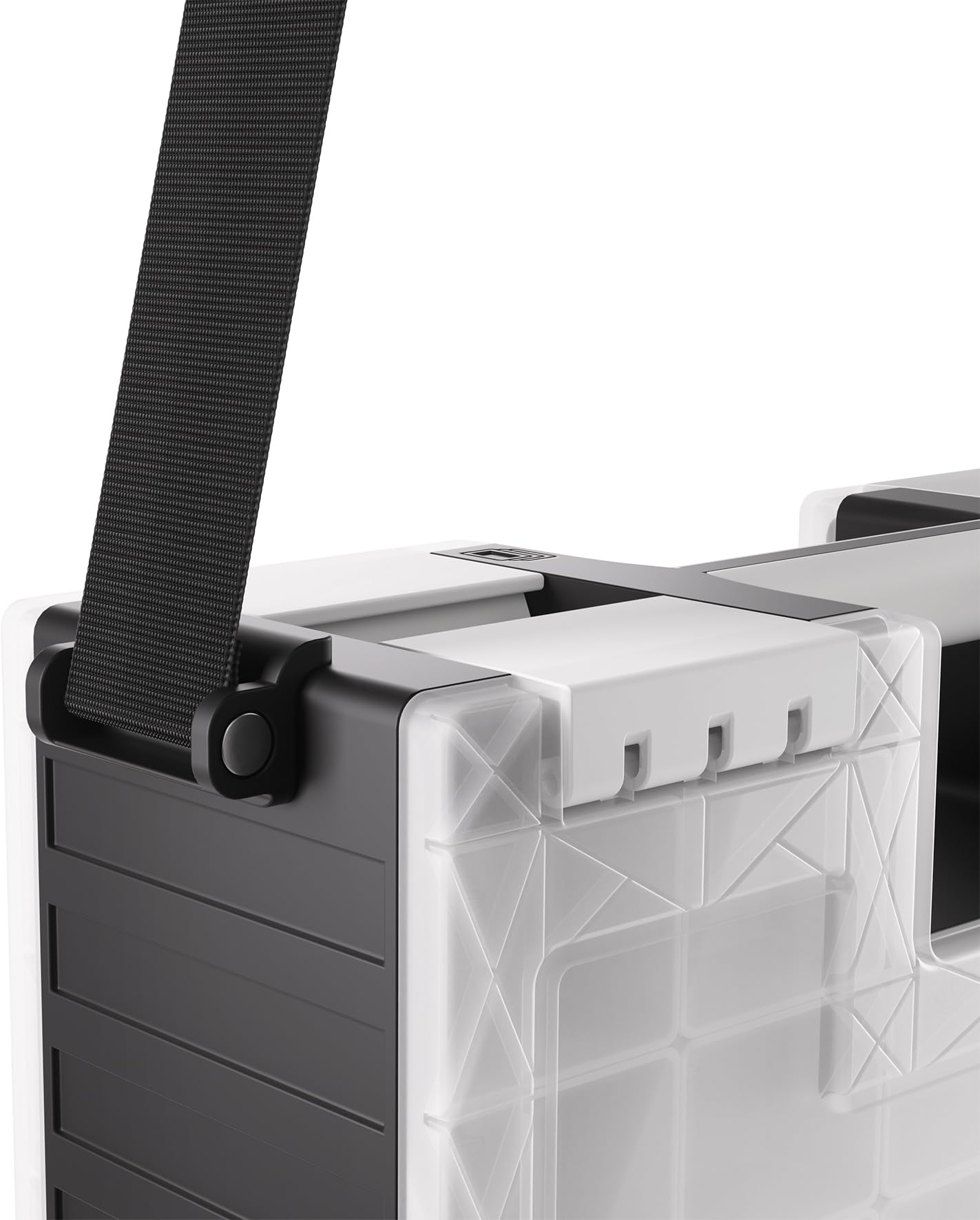 Gamegenic Game Castle Black/White/Clear - Double-Sided Card and Token Storage Case 7