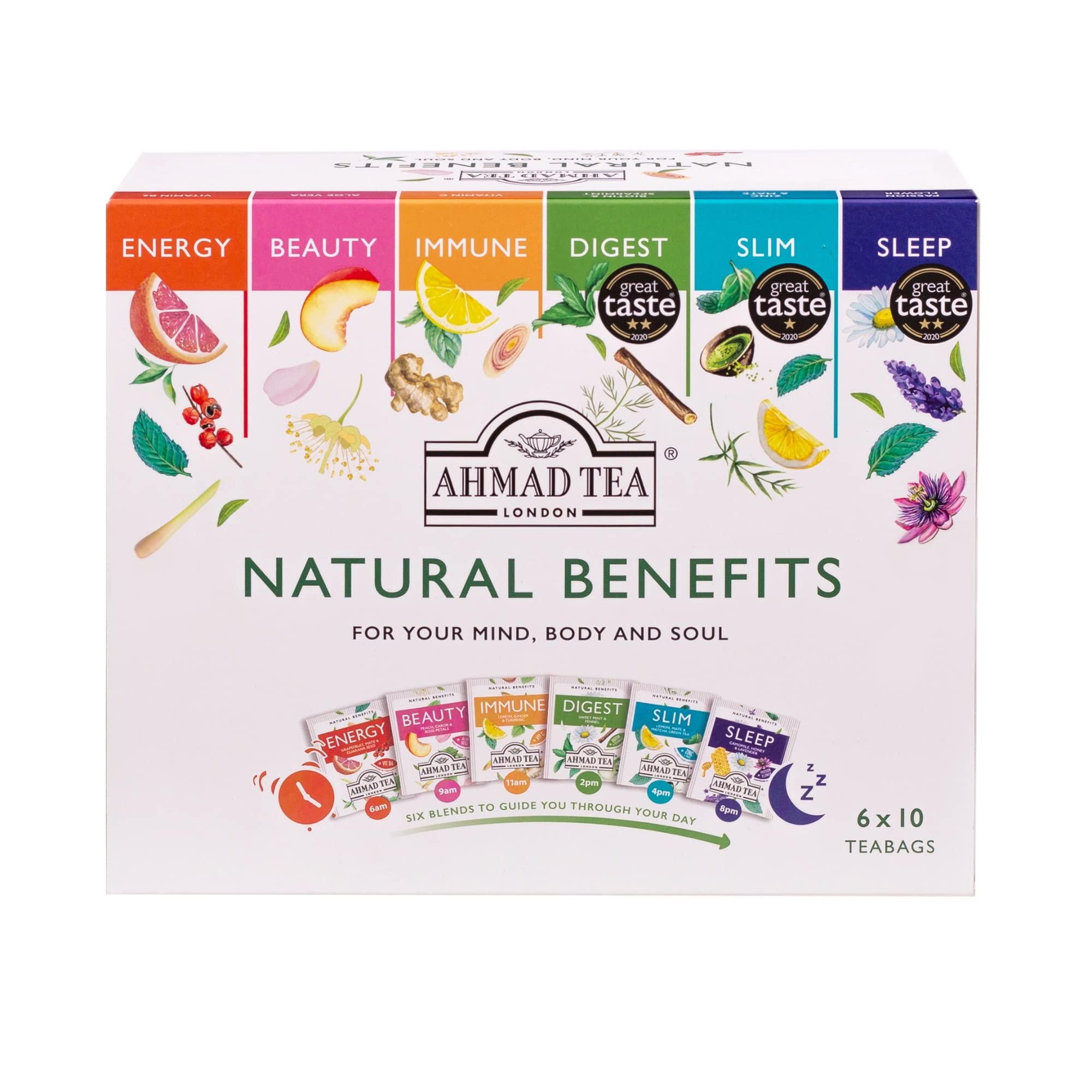 Ahmad Tea - Natural Benefit Selection Pack (308g)
