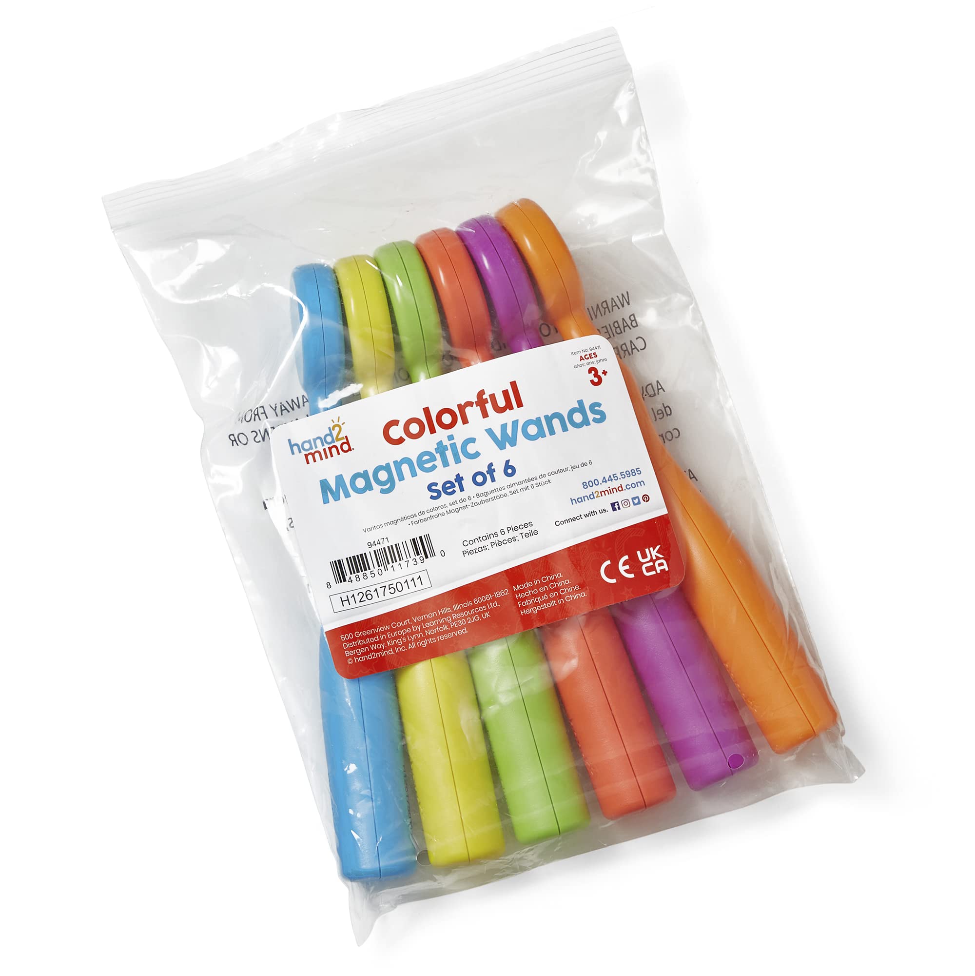 Learning Resources Magnetic Wands Set of 6 - Educational Toy for Early Literacy Skills 7