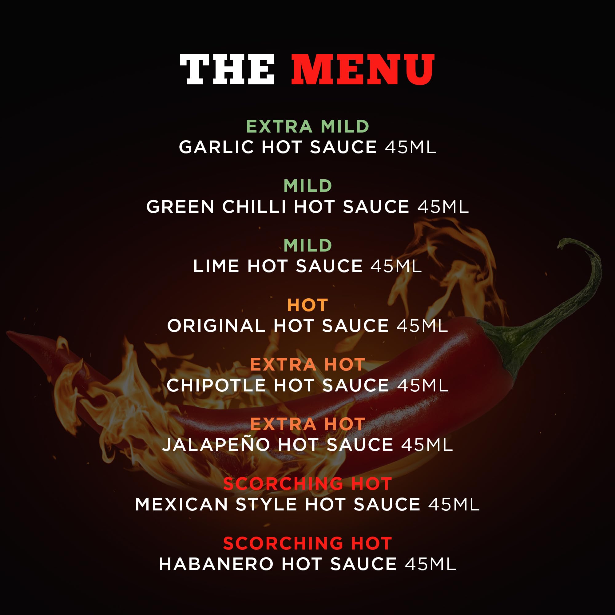 Hot Sauce Gift Set - Chilli Sauce Selection 8 Pack Including Sriracha, Taba 6