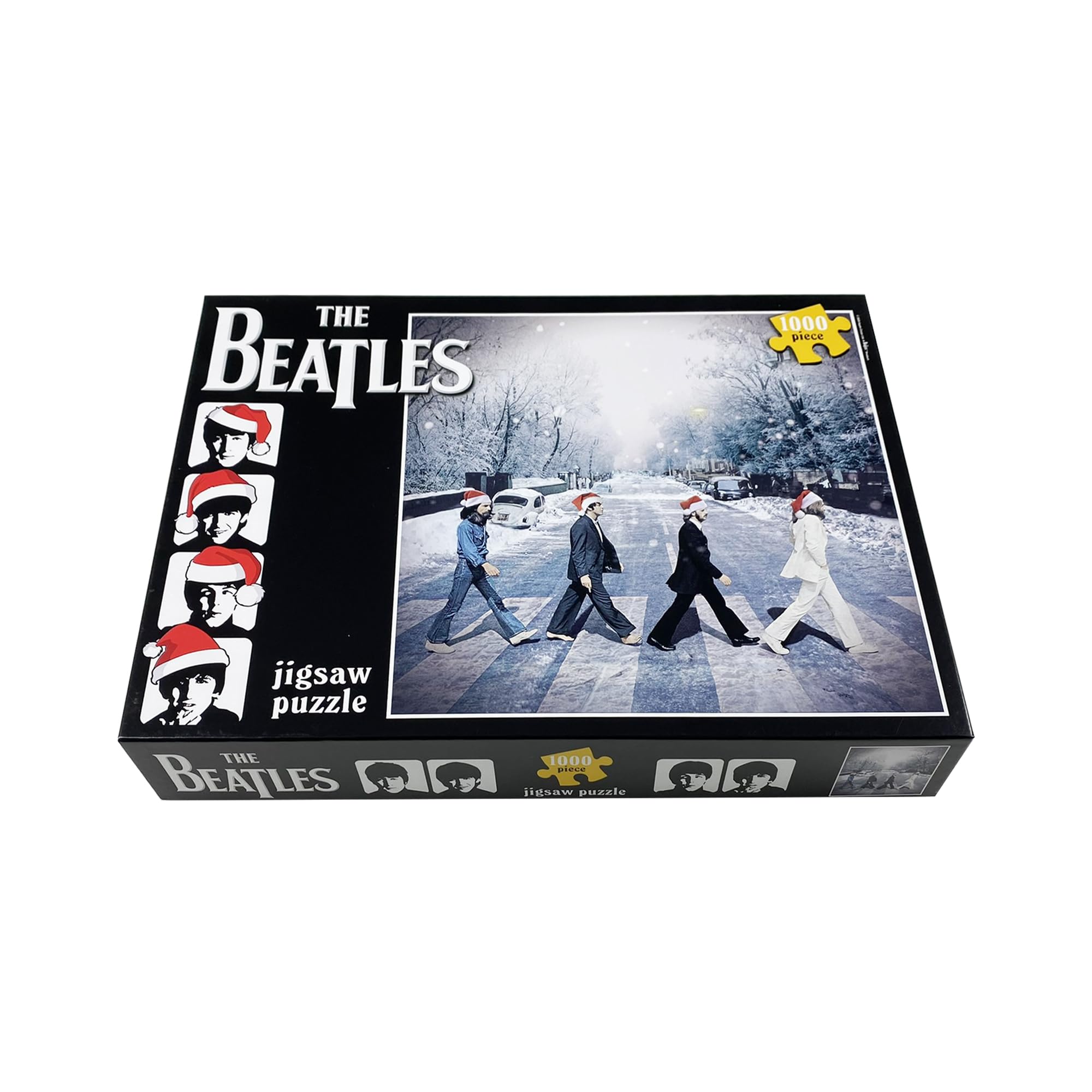 University Games The Beatles Christmas 1000 Piece Puzzle - Abbey Road Snow Scene 7
