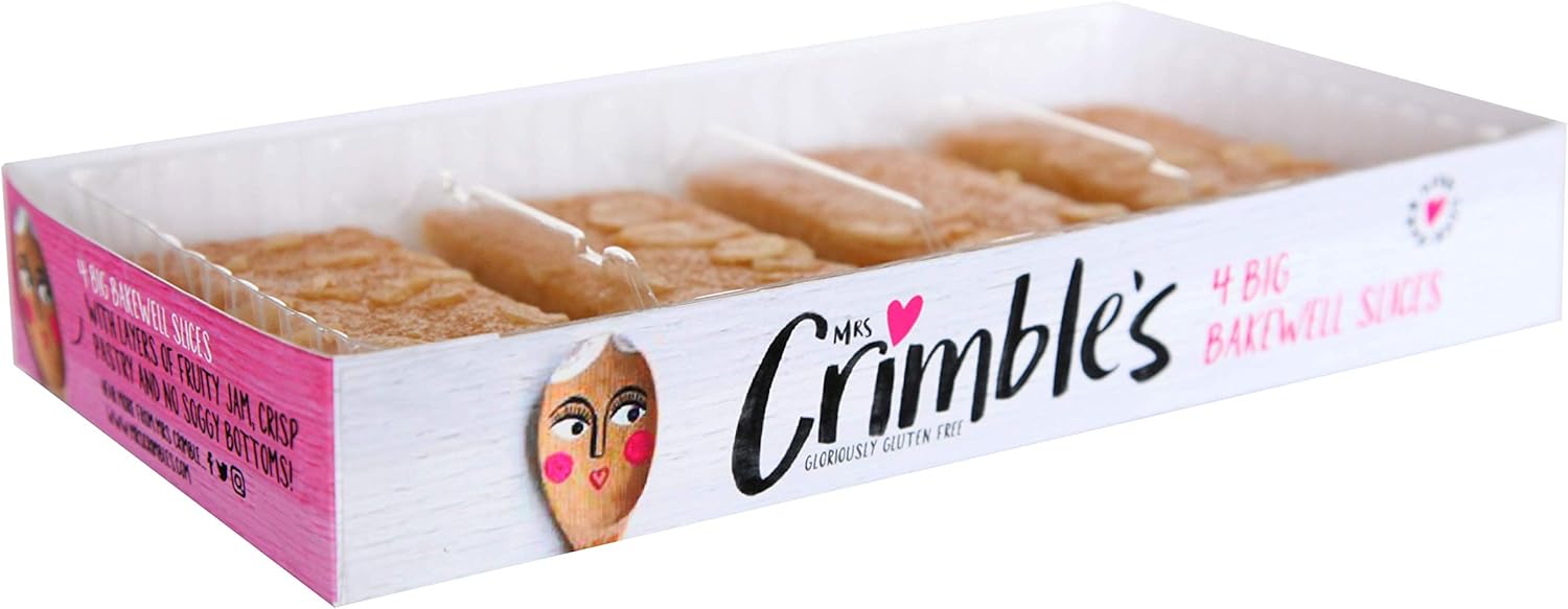 Mrs Crimble’s - 12 Gluten Free Bakewell Slices Premium Cake Bars 4