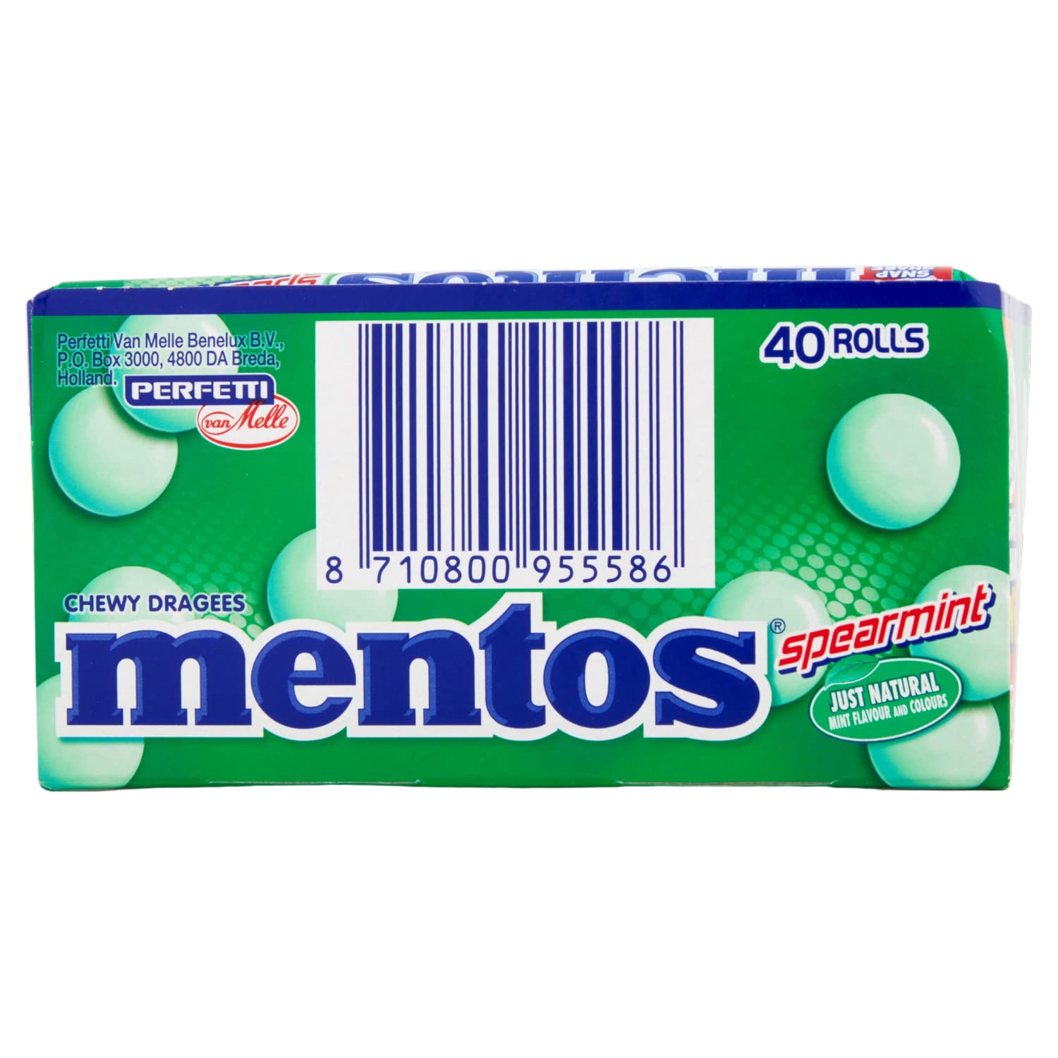 Mentos Spearmint Soft Mints - Refreshing Chewy Sweets with Natural Colours, Vegetarian Friendly - 40 Rolls 7