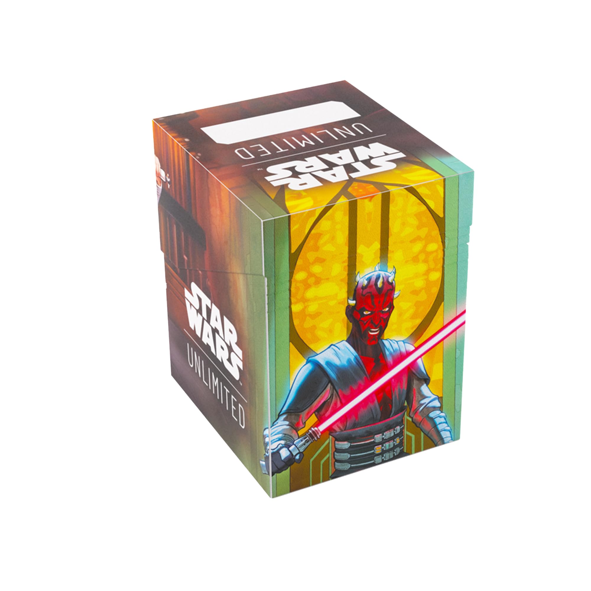 Gamegenic Star Wars Unlimited Set 3 Soft Crate - Obi-Wan Kenobi/Darth Maul | Holds Double-Sleeved Deck 1