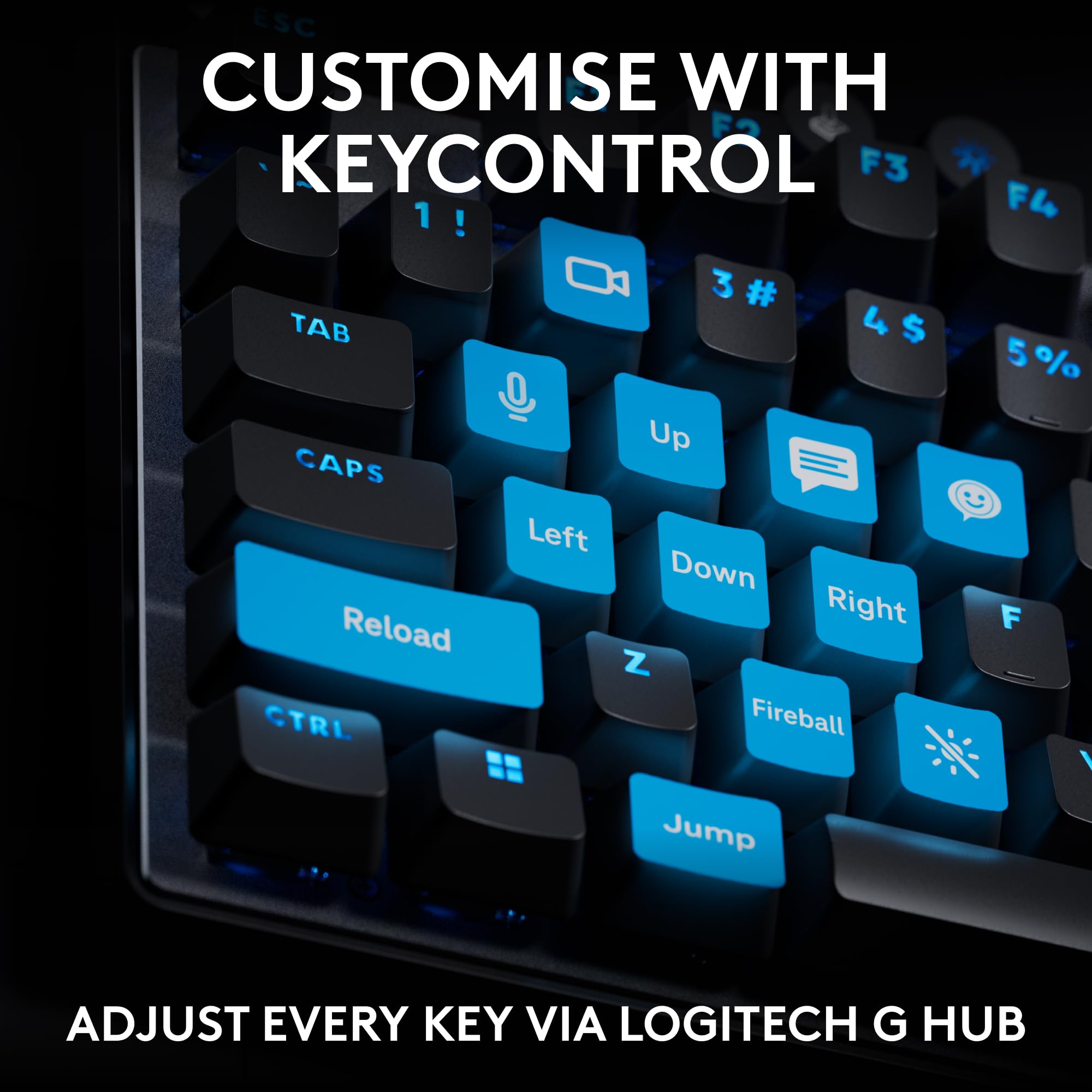 Logitech G PRO X TKL RAPID Wired Gaming Keyboard - Magnetic Hall-Effect Switches, RGB LIGHTSYNC, Tenkeyless Design 7