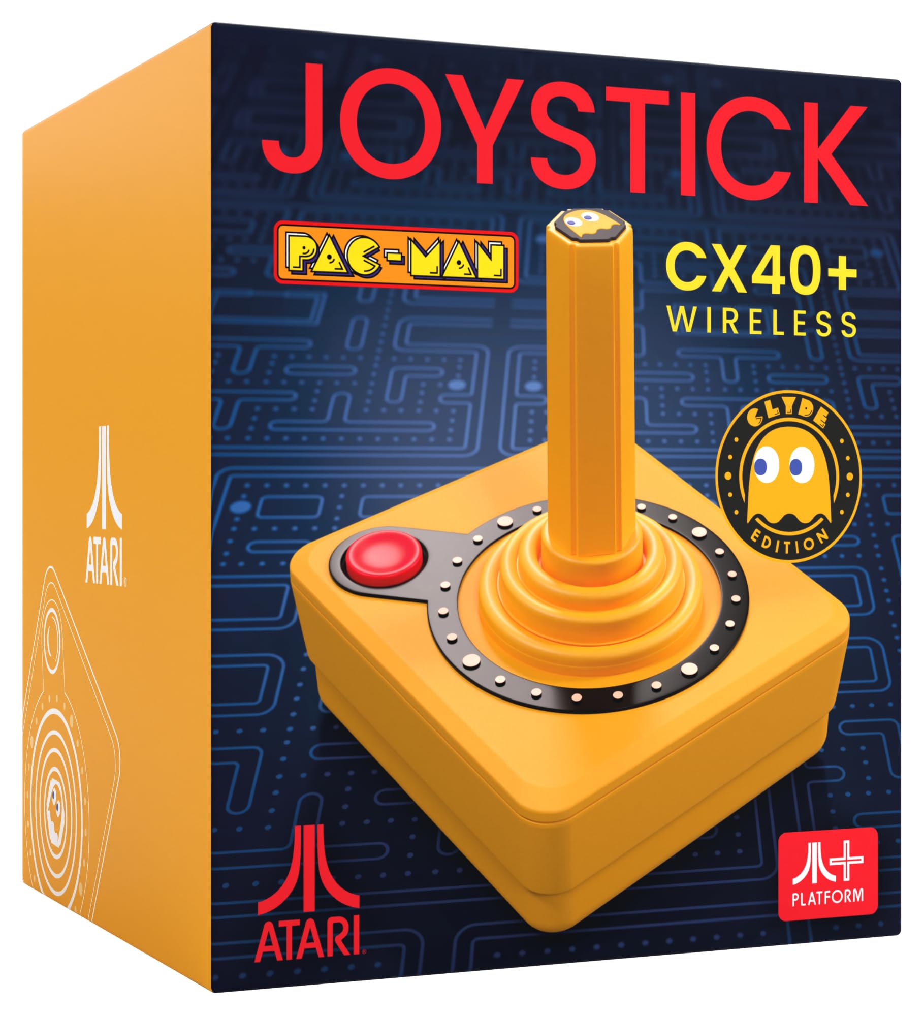 Pac-Man - Atari CX40+ Wireless Joystick Orange