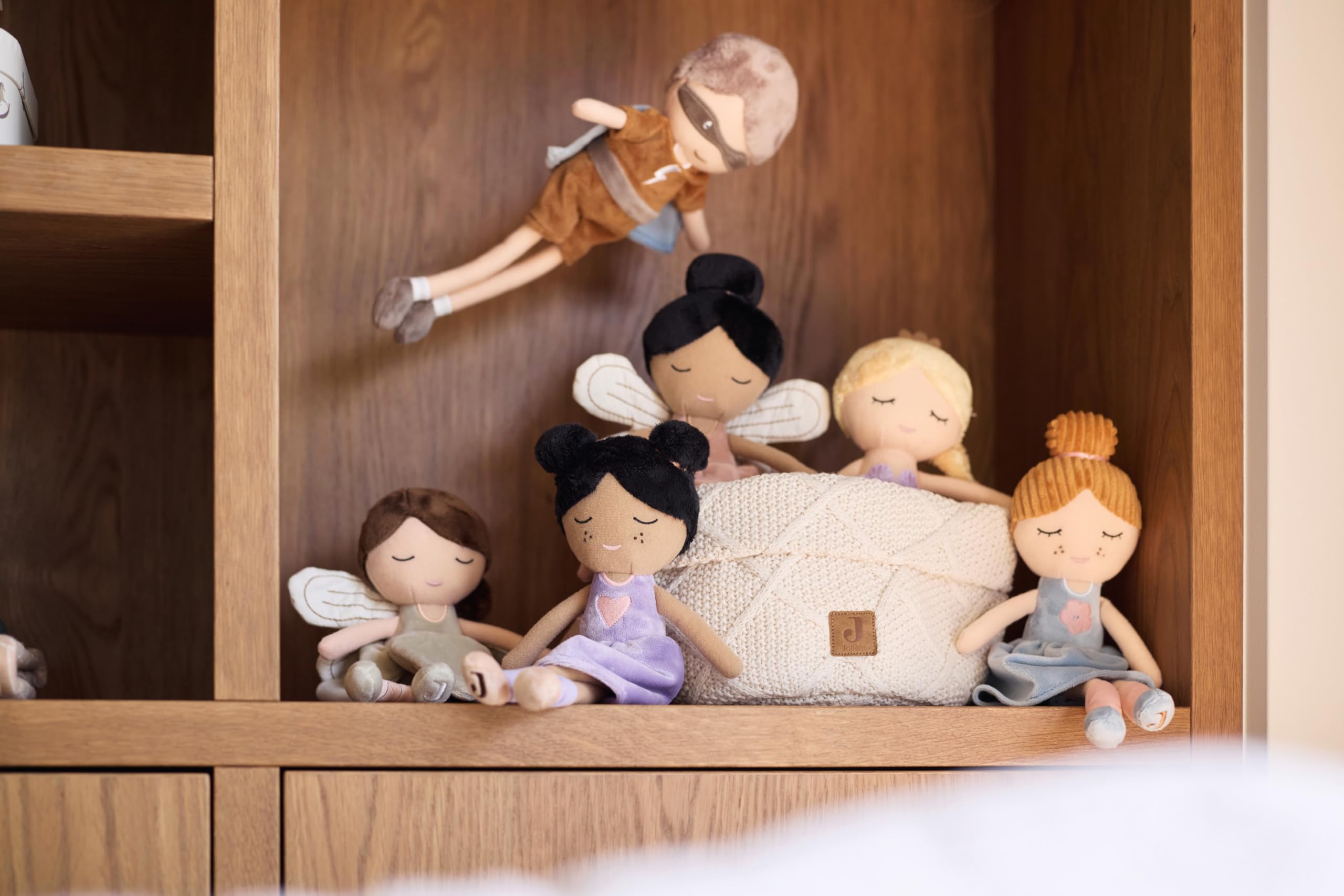 Jollein Mermaid Ella Rag Doll - Soft Plush Doll with Shimmering Crown & Mermaid Fin 5