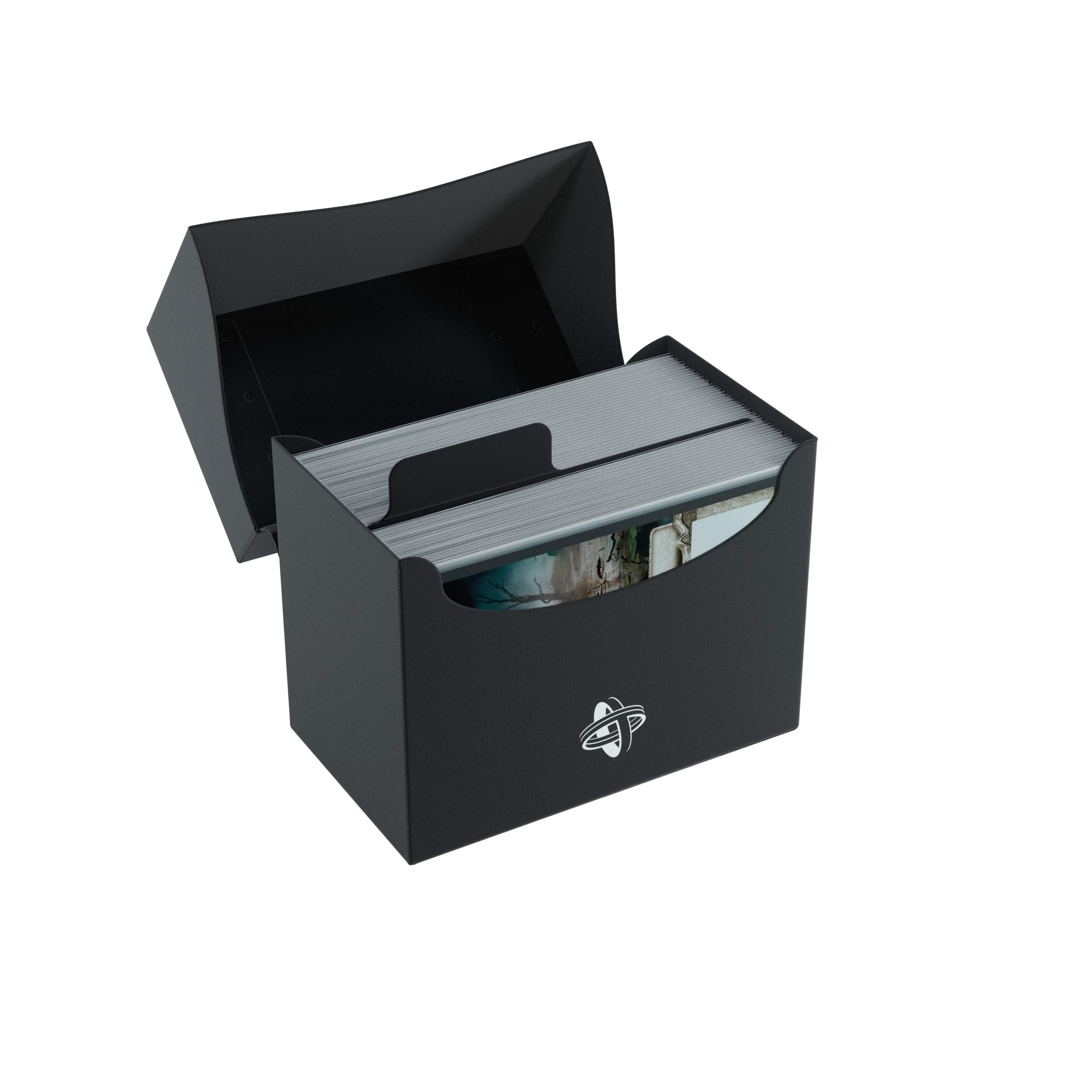 Gamegenic 80-Card Side Holder - Black, Holds 80 Double-Sleeved Cards, Sideloading Deck Box with Cobra Neck Technology 16
