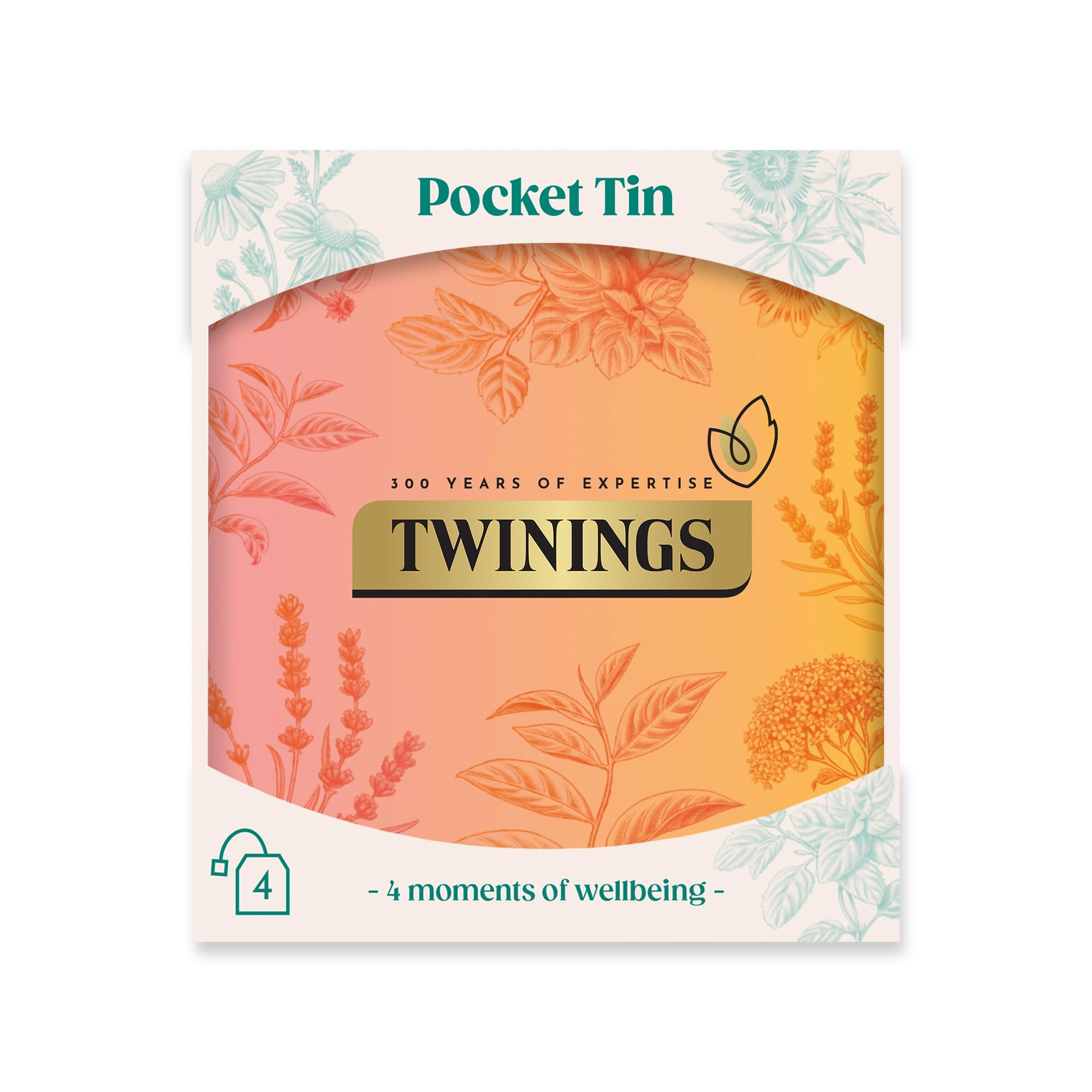 Twinings Festive Limited Edition Pocket Tea Tin with Superblends Sleep & Glow 3