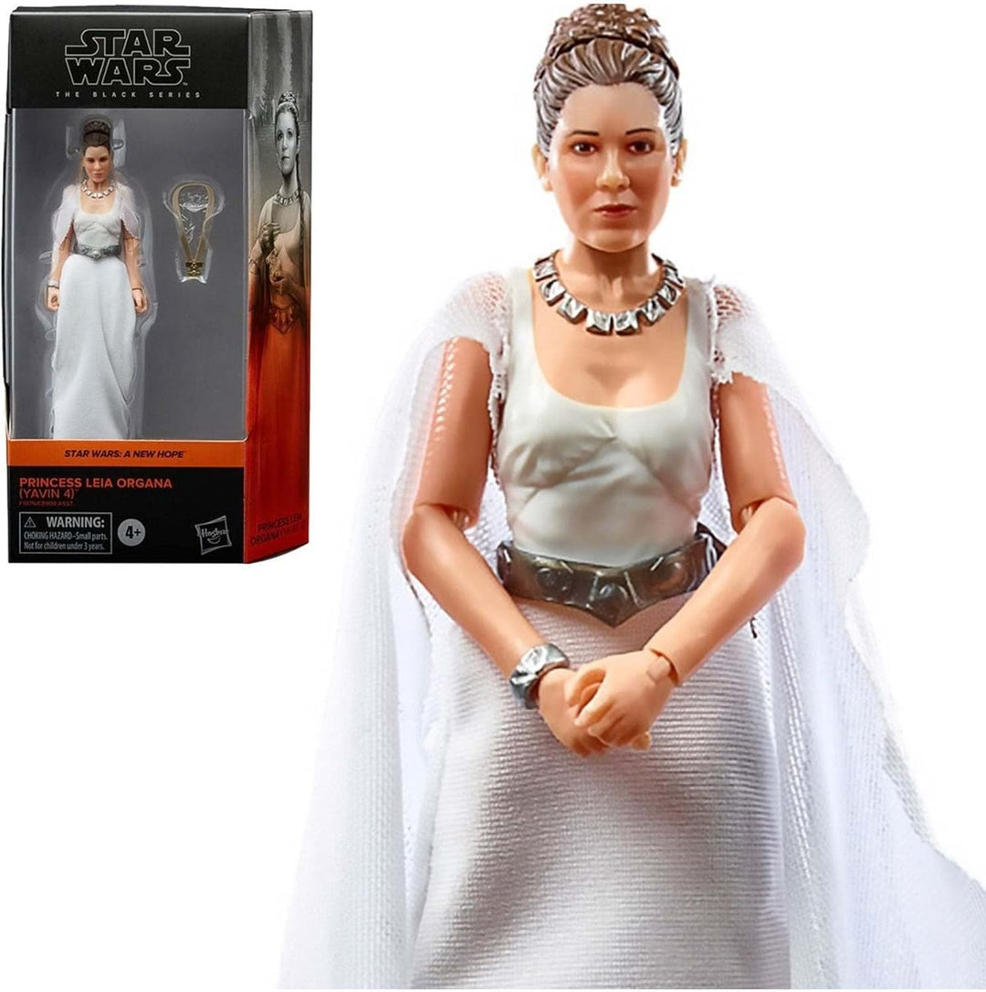 Hasbro Star Wars The Black Series Princess Leia Organa (Yavin 4) Action Figure - Premium Articulation & Movie-Inspired Design